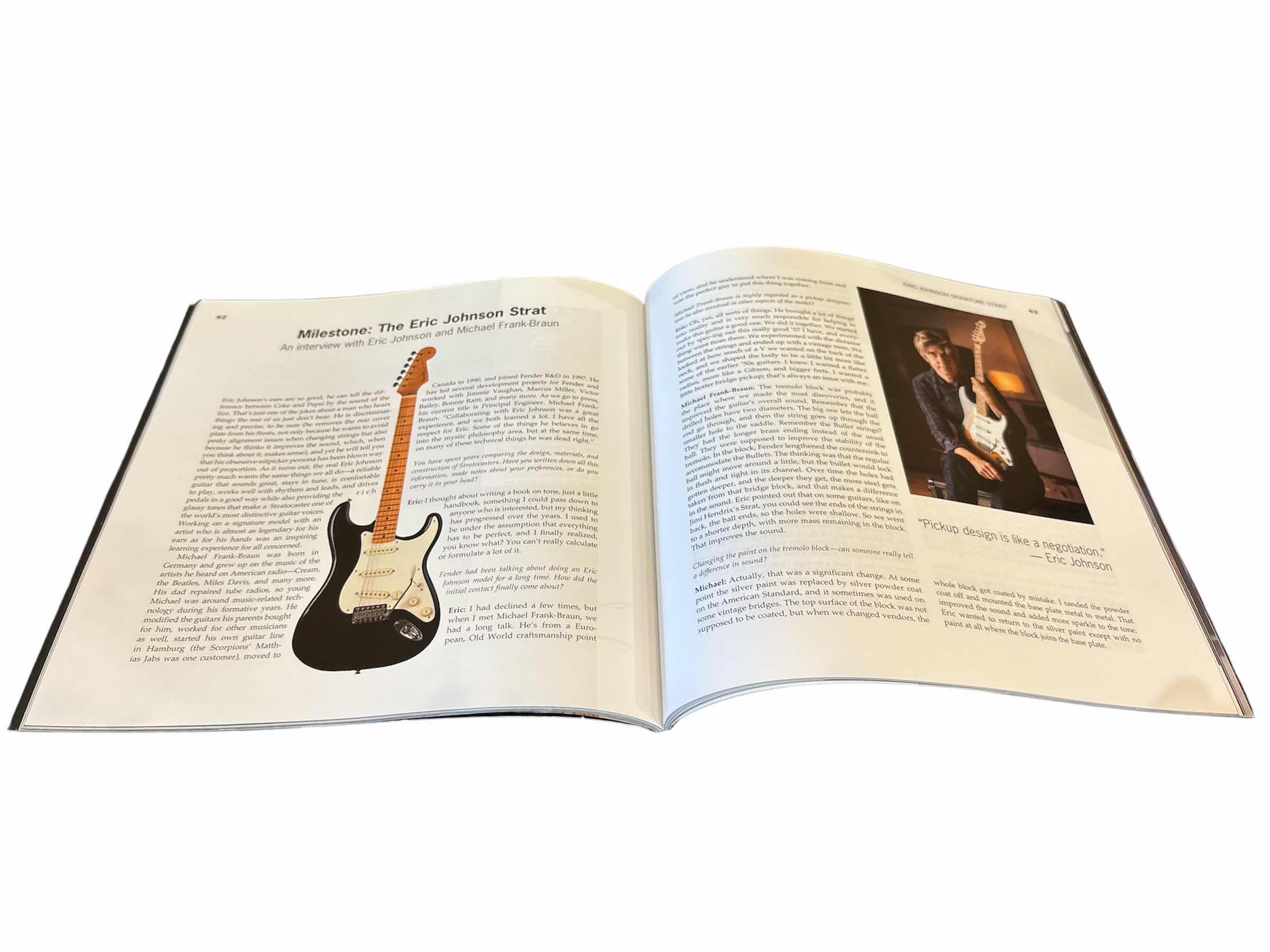 Photo 1 of NEW THE STRATOCASTER CONTINUES- THE SIXTH DECADE OF THE FENDER STRAT BY TOM WHEELER BOOK, 104 PGS