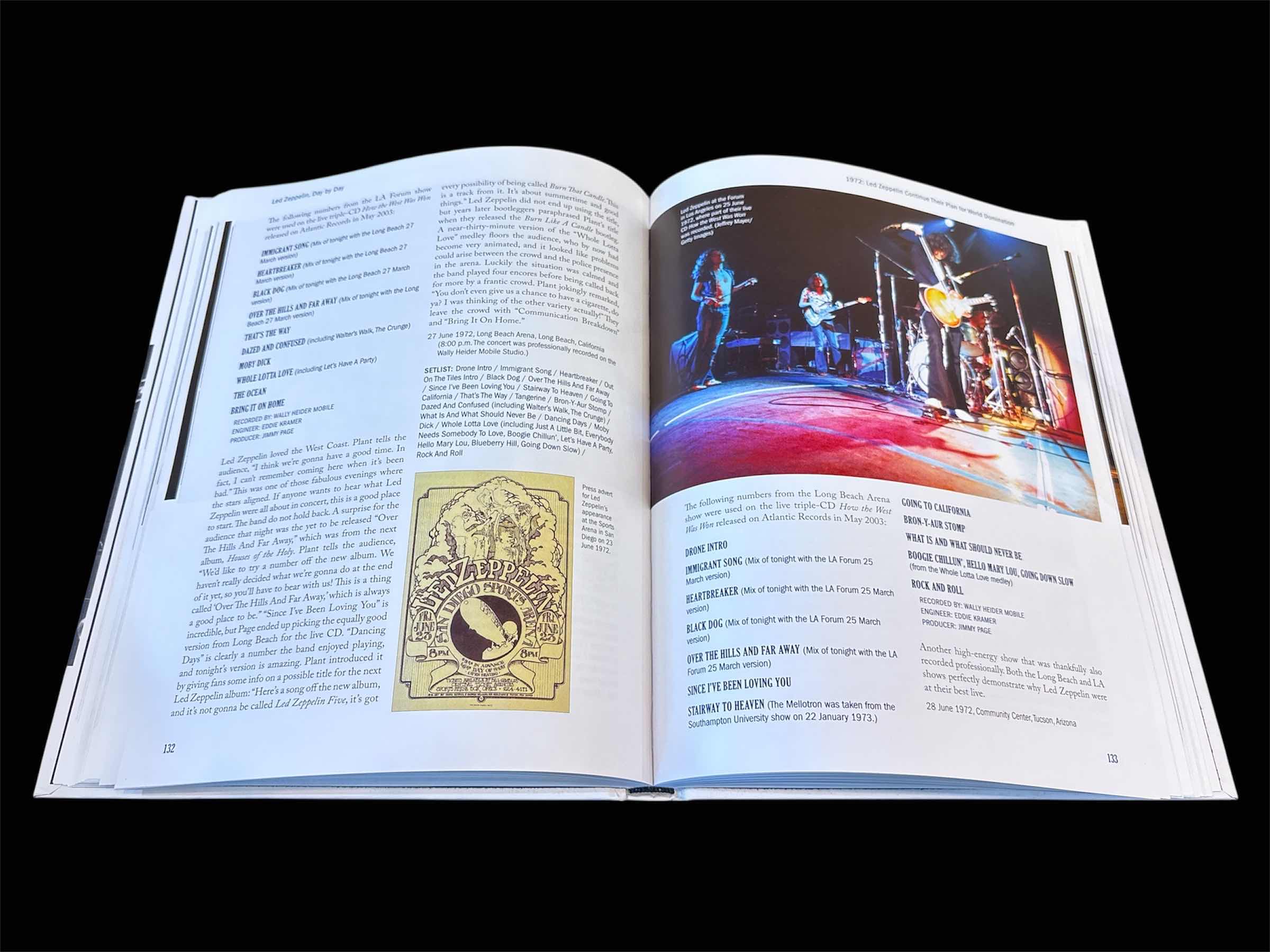 Photo 1 of NEW LED ZEPPELIN ’DAY BY DAY’ BY MARC ROBERTY HARDBACK BOOK, 265 PGS