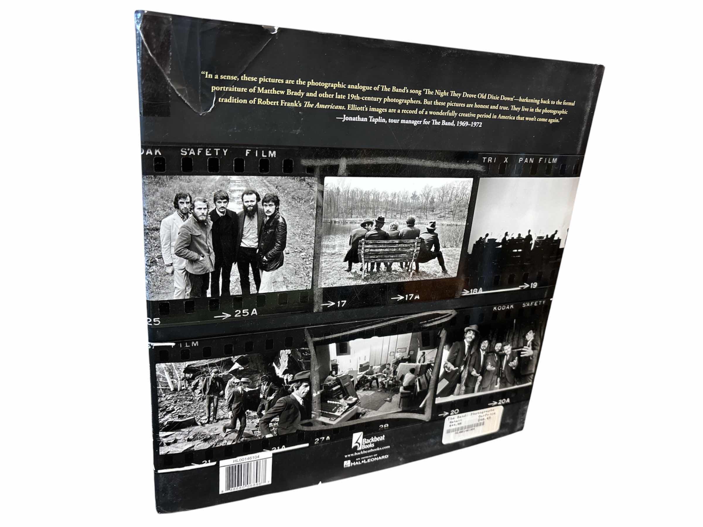 Photo 1 of THE BAND PHOTOGRAPHS 1968-1969 BY ELLIOTT LANDY HARDBACK BOOK, 160 PGS