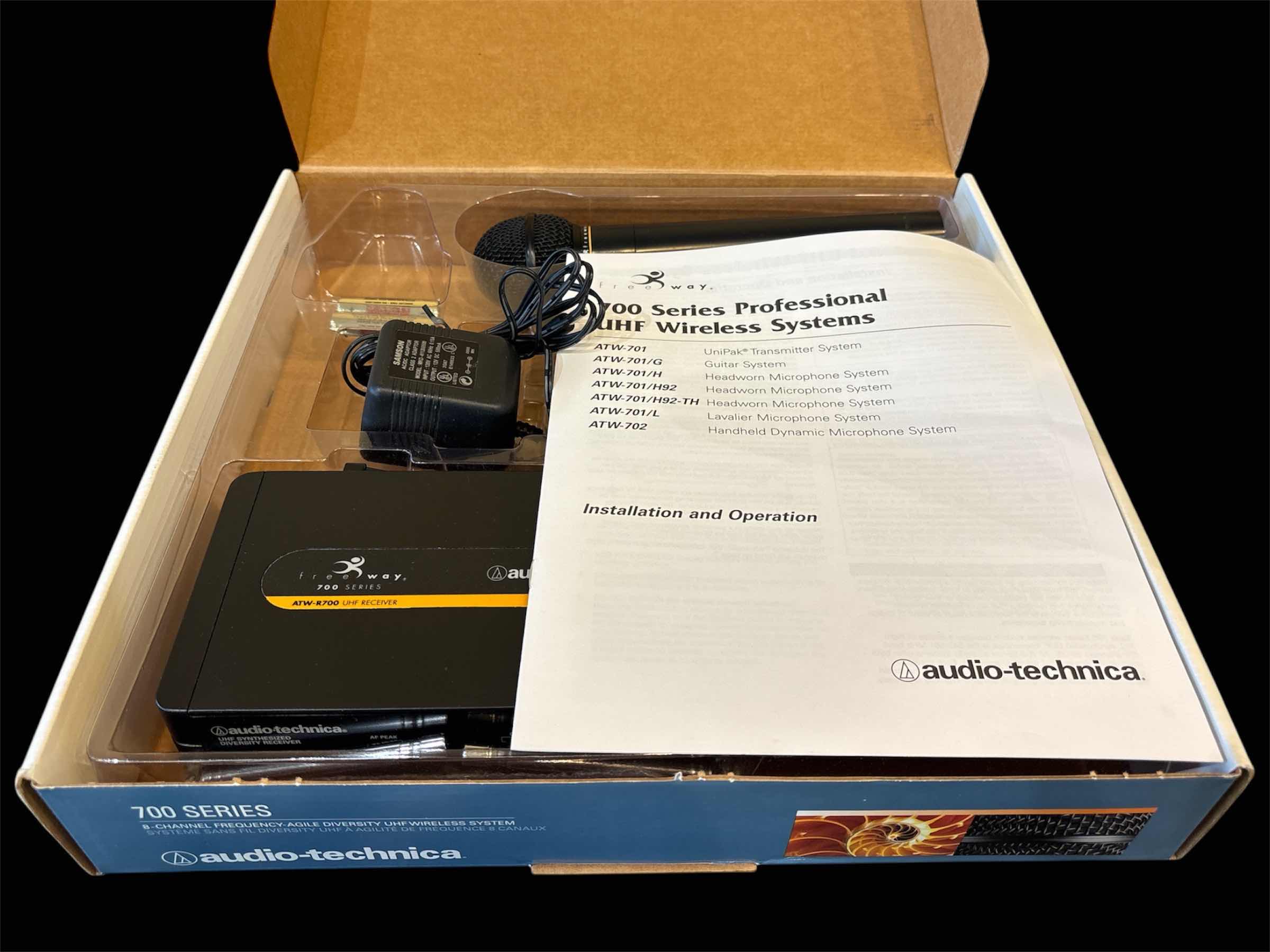 Photo 1 of NEW AUDIO-TECHNICAL FREEWAY 700 SERIES 8-CHANNEL FREQUENCY-AGILE DIVERSITY UHF WIRELESS SYSTEM