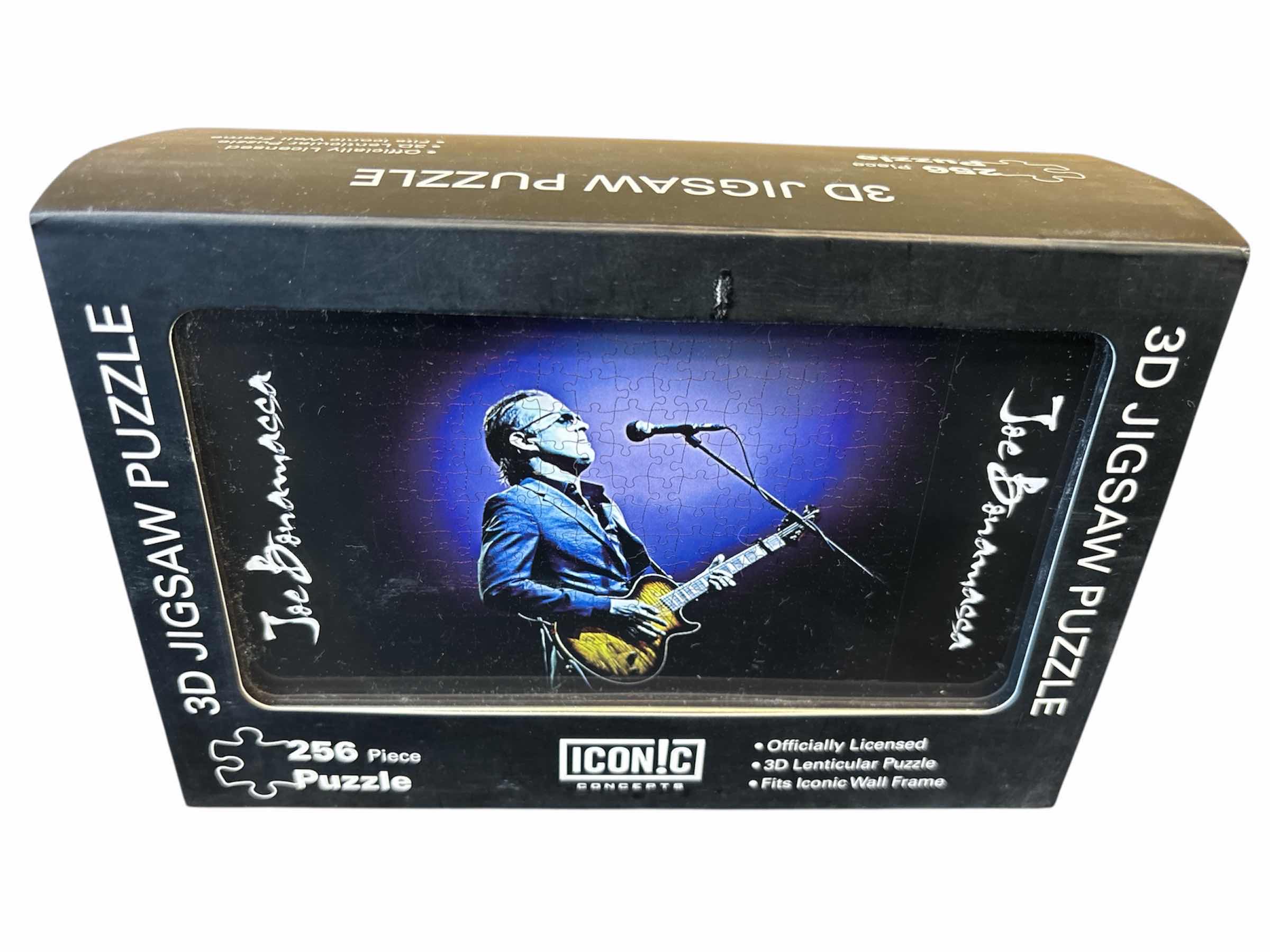 Photo 1 of NEW ICONIC CONCEPTS DELUXE 256 PC LITHO 3D LENTICULAR PUZZLE- JOE BONAMASSA BLUES