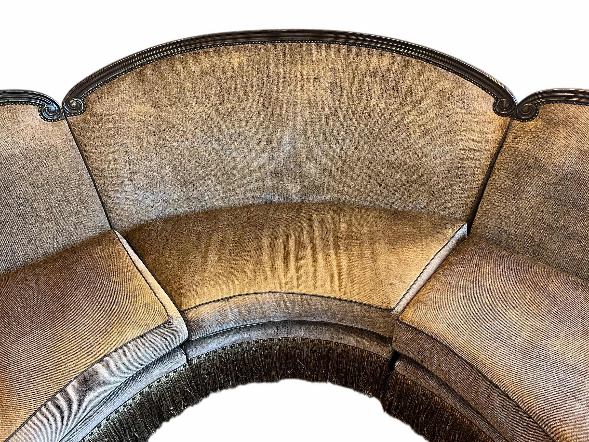 Photo 1 of ART FURNITURE GIOVANNA COLLECTION WEDGE SECTIONAL SOFA W THROW PILLOWS (509517-5427ab) 155” X 74” H47” READ NOTES