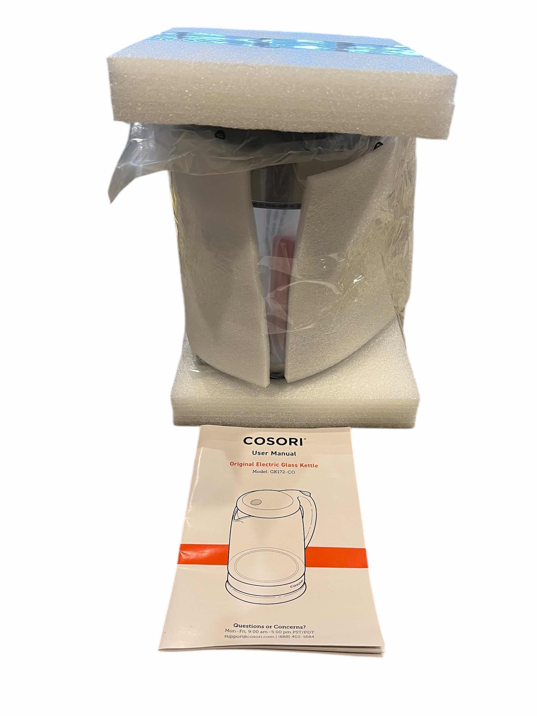 Photo 1 of COSORI ORIGINAL ELECTRIC GLASS KETTLE GK172-CO
