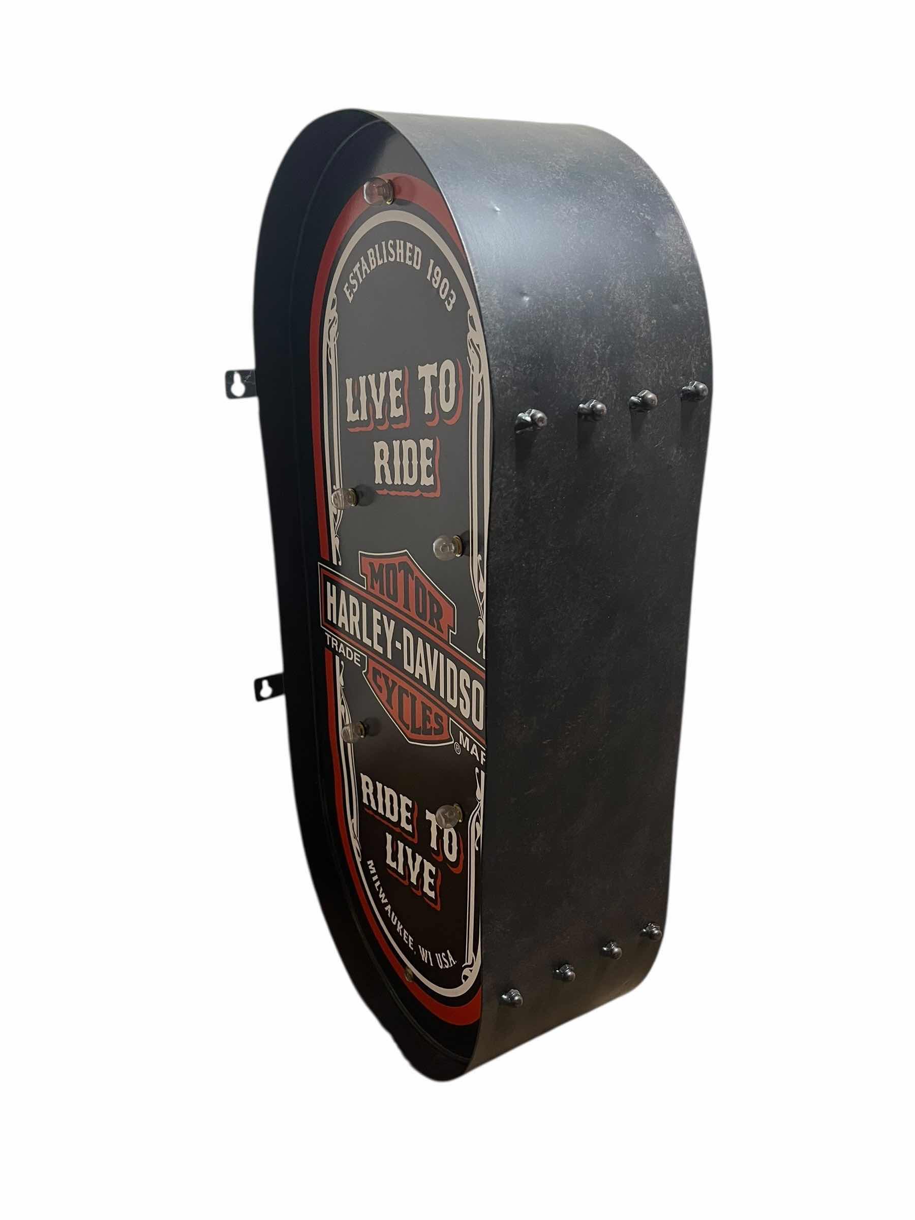 Photo 1 of HARLEY DAVIDSON LIVE TO RIDE RIDE TO LIVE WALL MOUNTED PUB SIGN 16” X 5.5” H24.75”