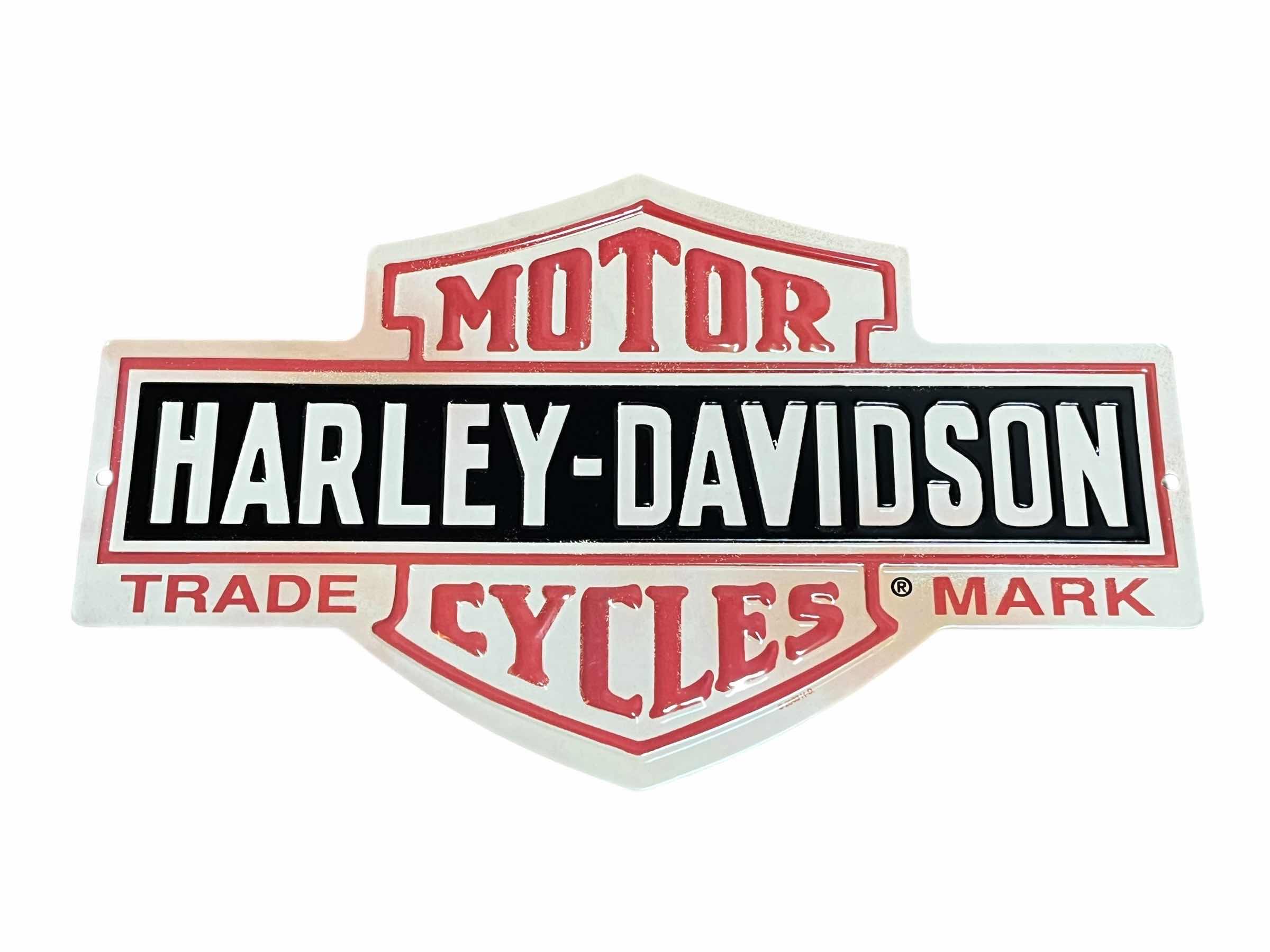Photo 1 of HARLEY DAVISON BAR & SHIELD TIN SIGN 15.5” X 9.5”