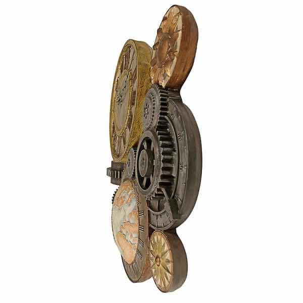 Photo 1 of DESIGNED TOSCANO GEARS OF TIME COLLECTION SCULPTURAL WALL CLOCK