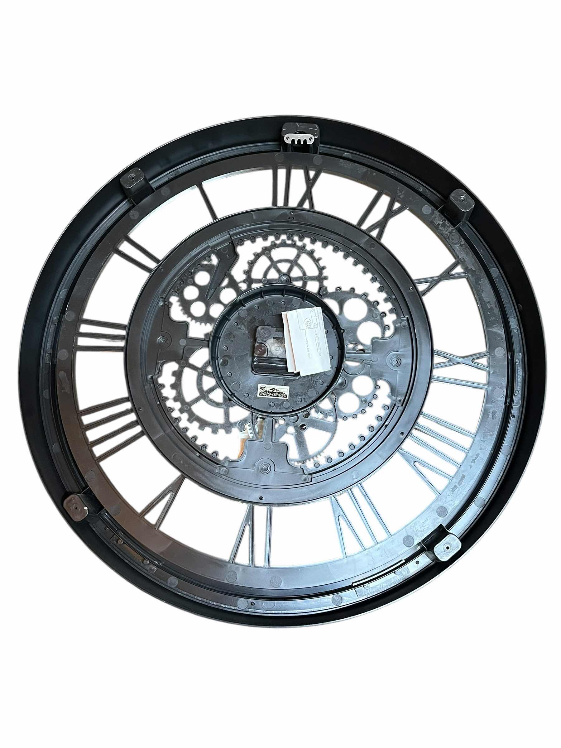 Photo 1 of INFINITY GROUP AGED GEAR WALL CLOCK 24”