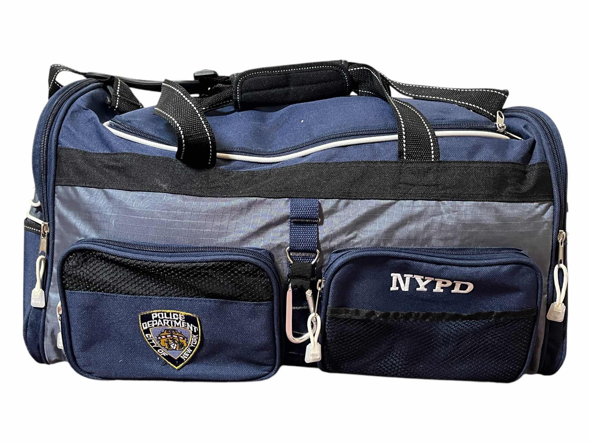 Photo 1 of NYPD NAVY BLUE CARRY-ON DUFFEL BAG