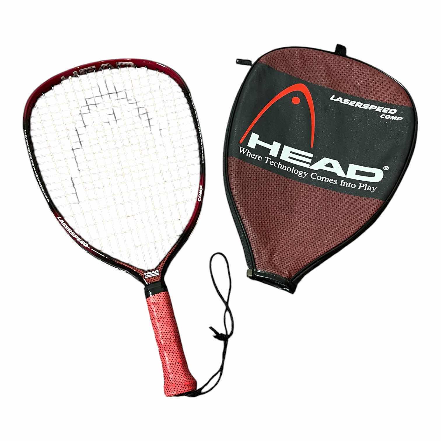 Photo 1 of HEAD LASER SPEED COMP FIBERGLASS TENNIS RACKET & LEACH GRAPHITE BANDITO FIBERGLASS TENNIS RACKET