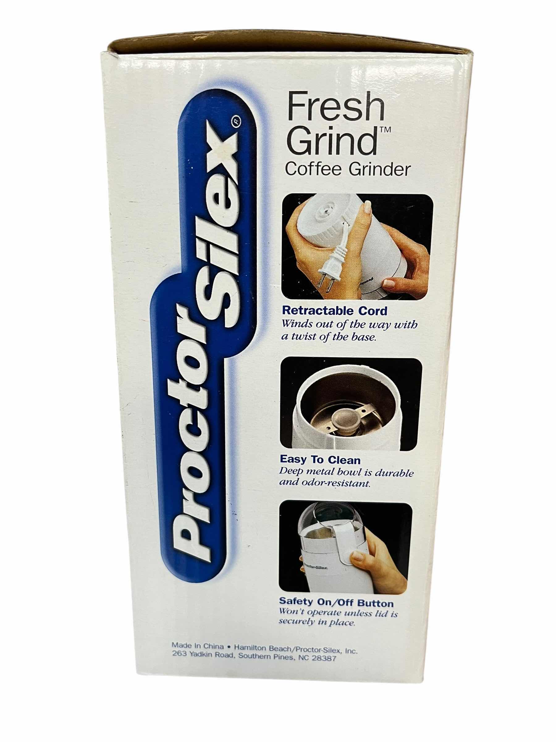 Photo 1 of PROCTOR SILEX FRESH GRIND COFFEE GRINDER E160B