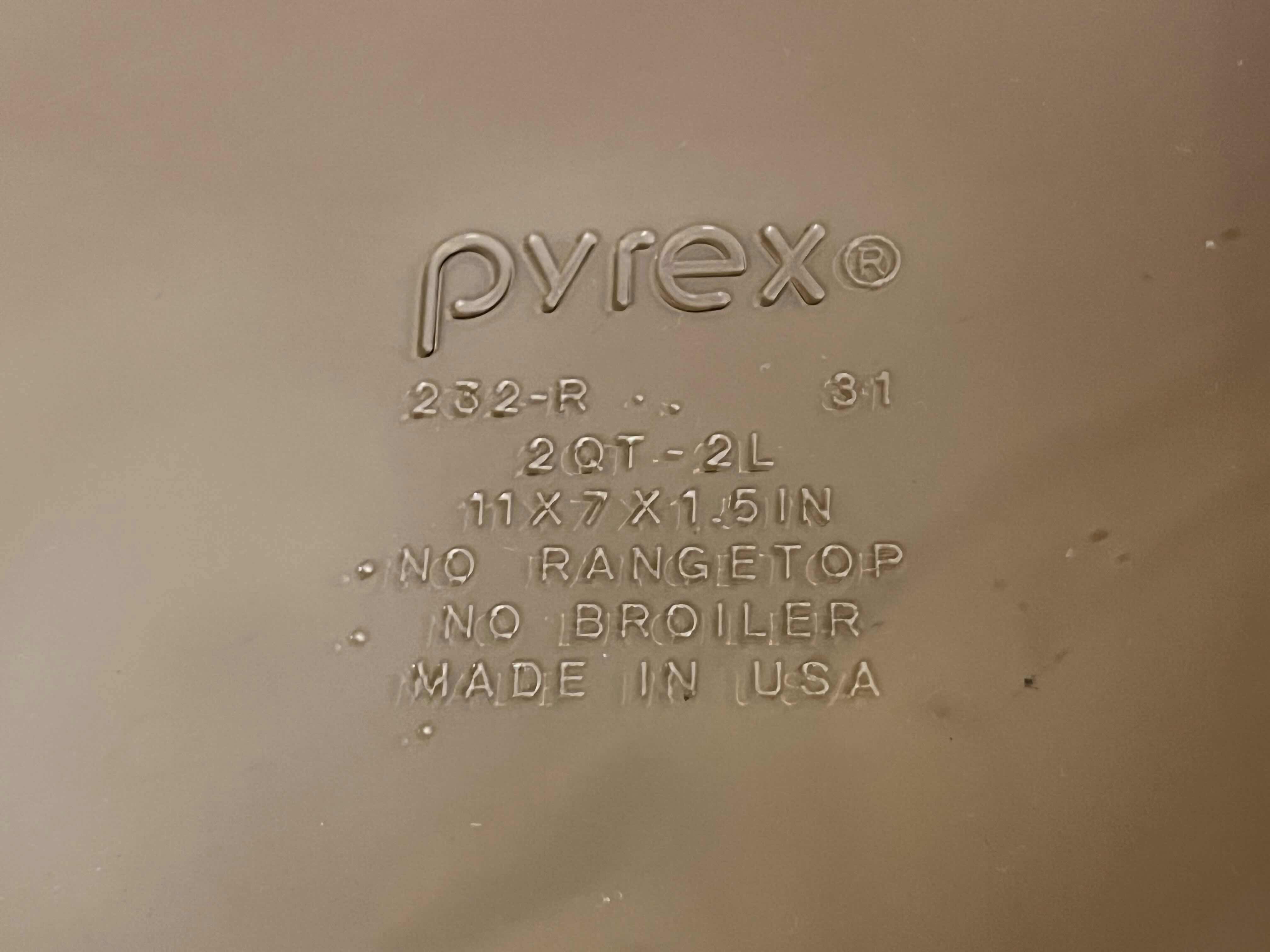 Photo 1 of PYREX CRANBERRY 2QT CASSEROLE DISH