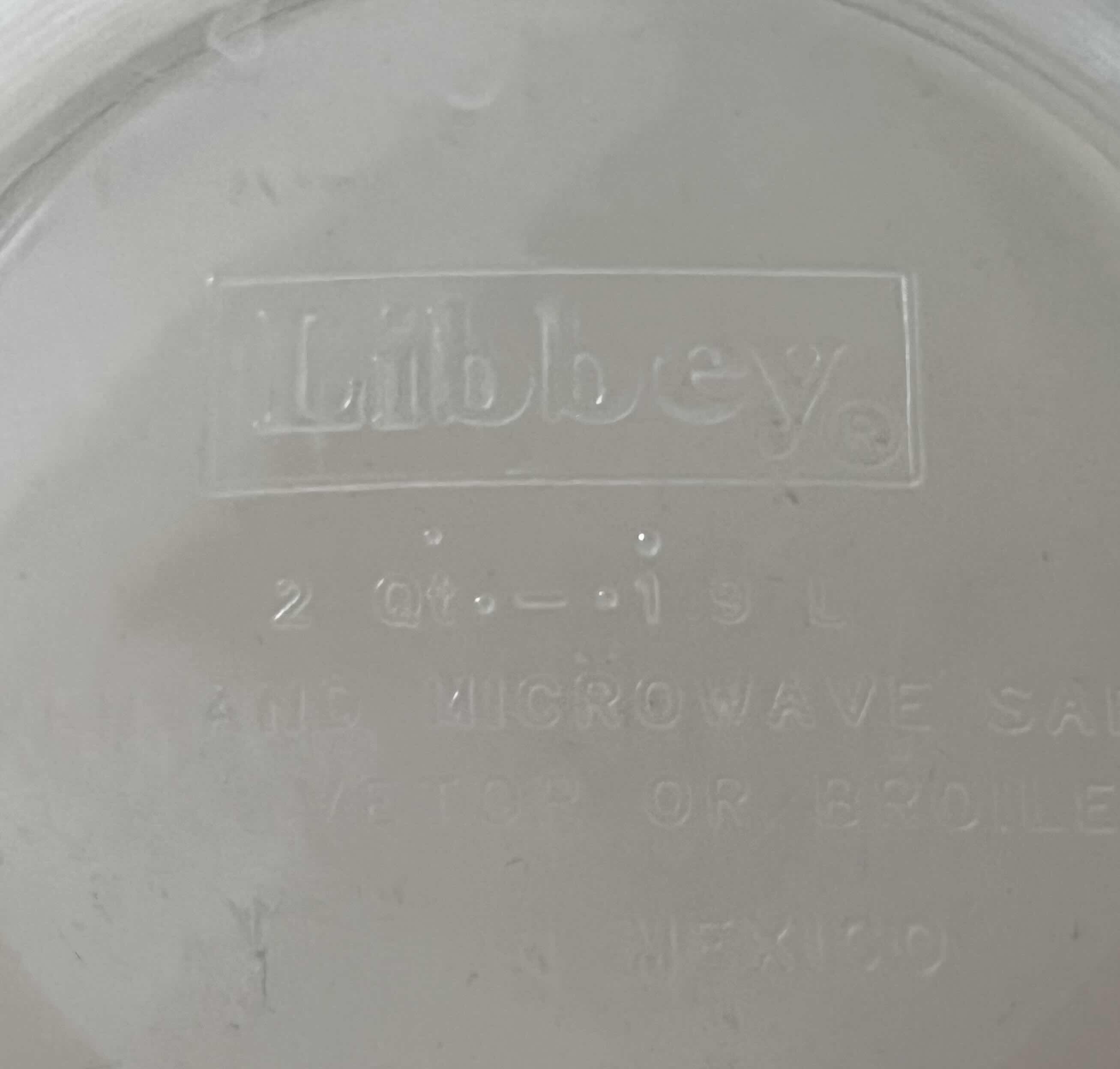 Photo 1 of LIBBEY HOOPS 2QT GLASS MIXING BOWL