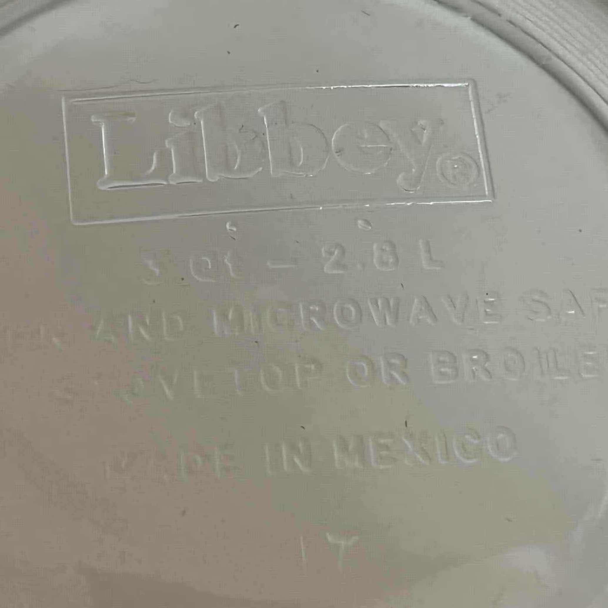 Photo 1 of LIBBEY HOOPS 3QT GLASS MIXING BOWL