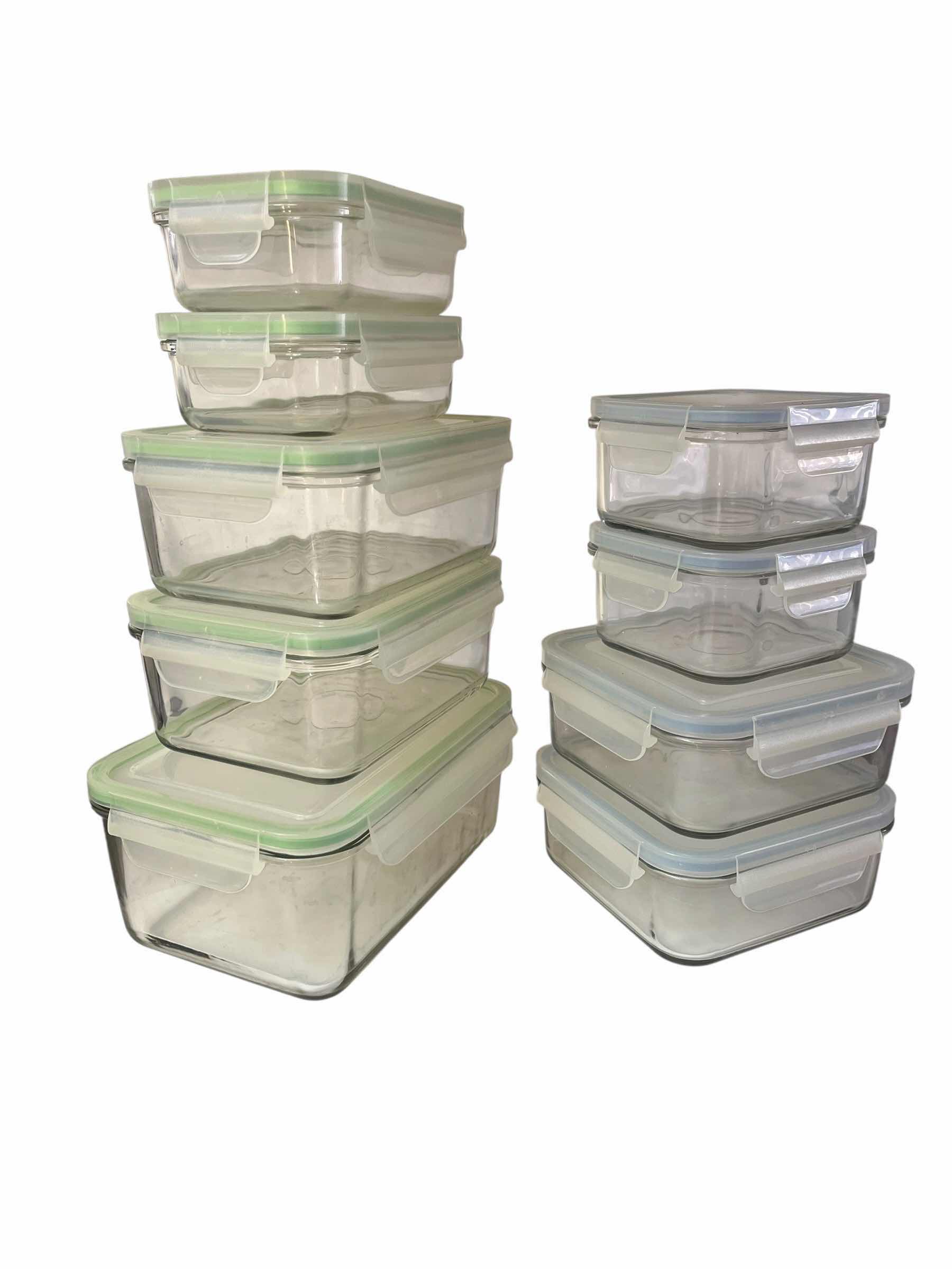 Photo 1 of GLASSLOCK STORAGE FOOD CONTAINERS (9)