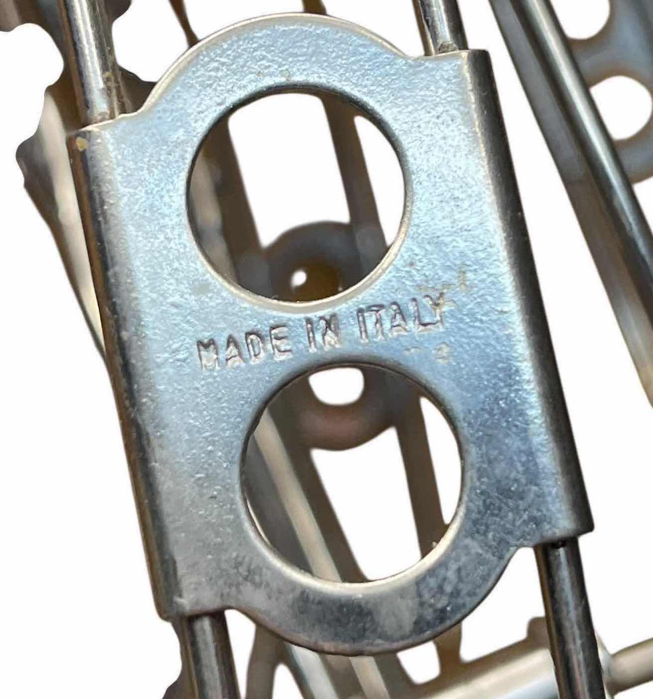 Photo 1 of ITALIAN STAINLESS STEEL RESTING RACKS (3)