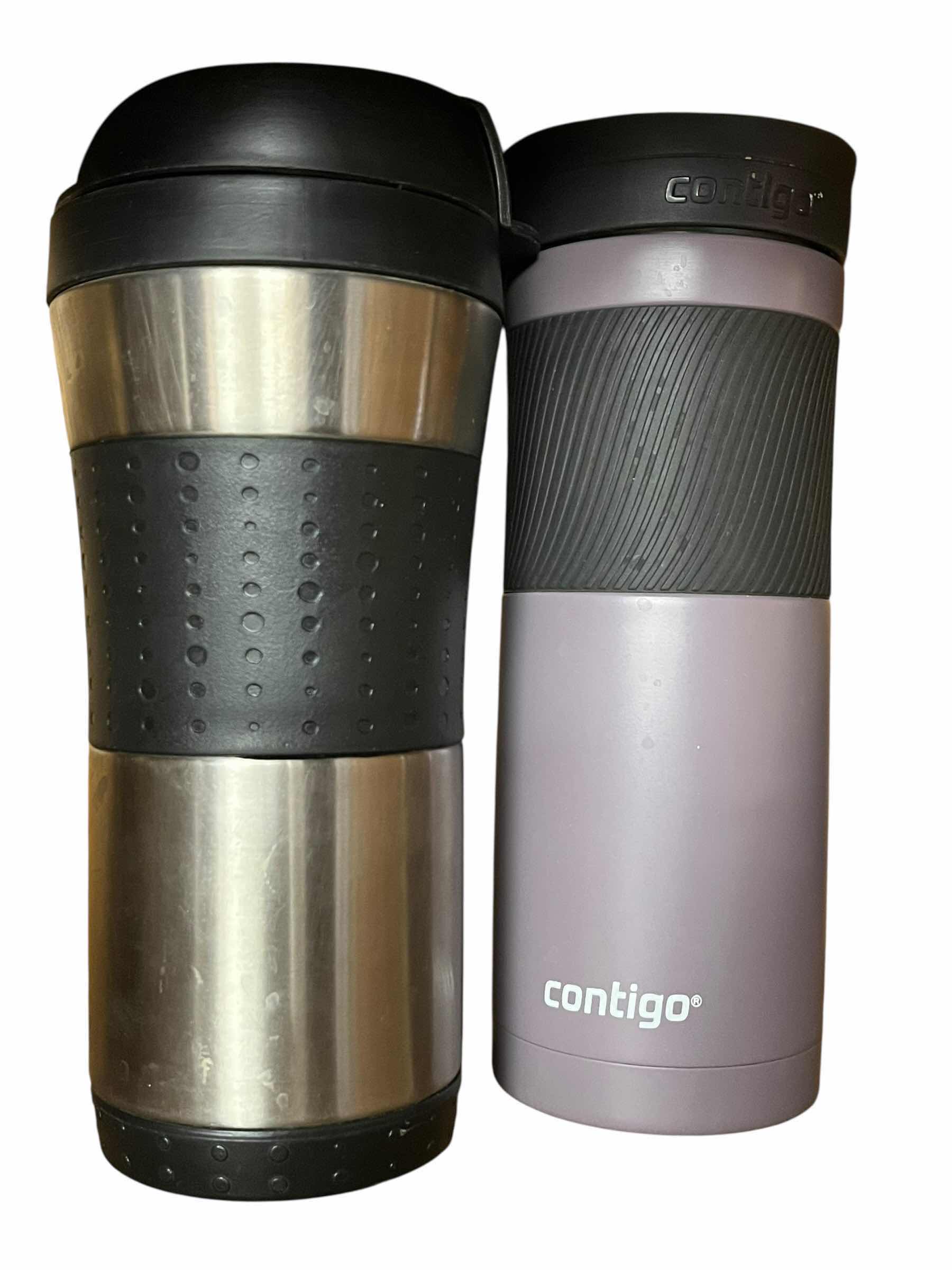 Photo 1 of CHRISTMAS COFFEE CUPS (5) & THERMOS CONTAINERS (2)