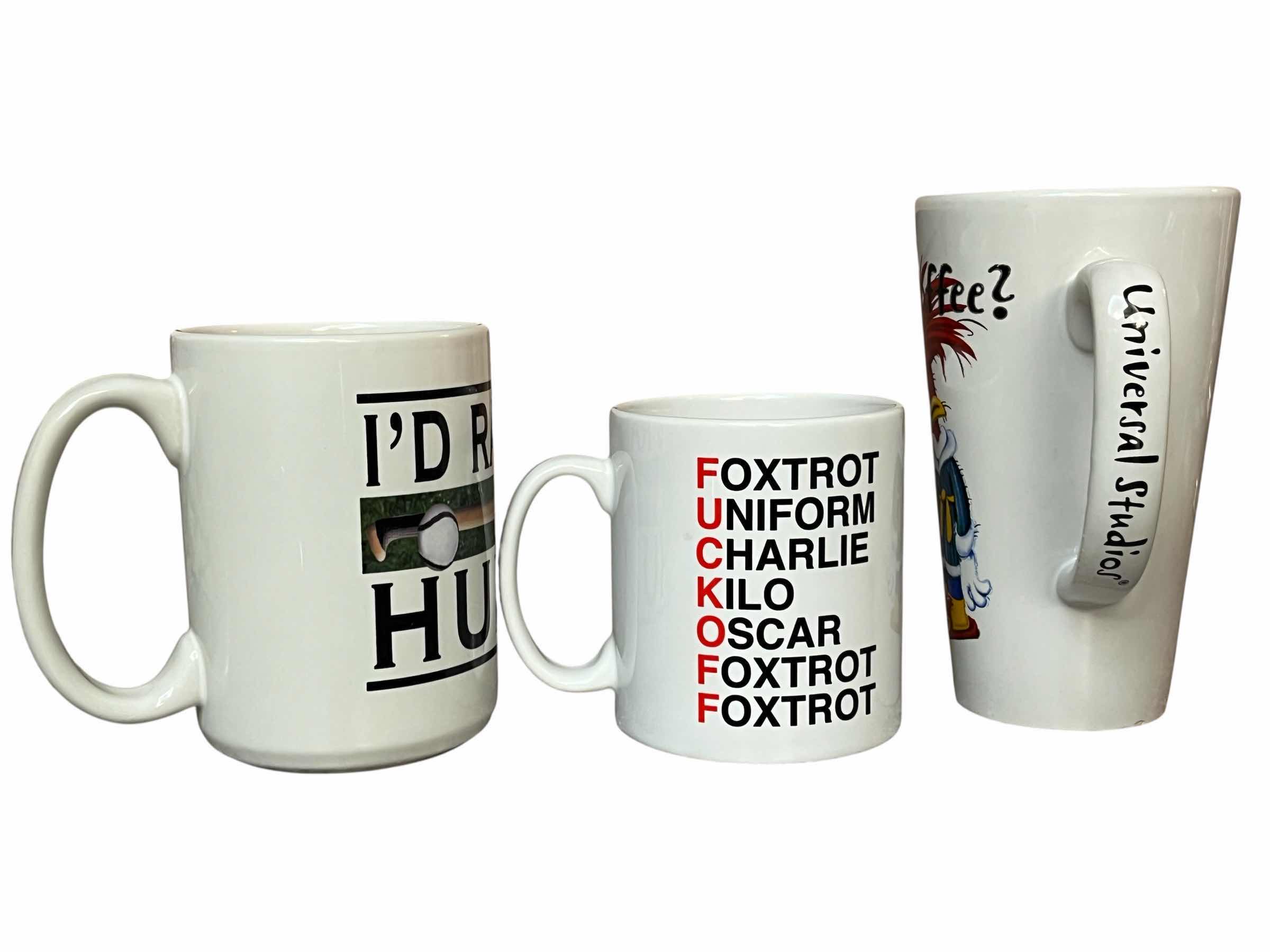 Photo 1 of FUNNY COFFEE MUGS (3)