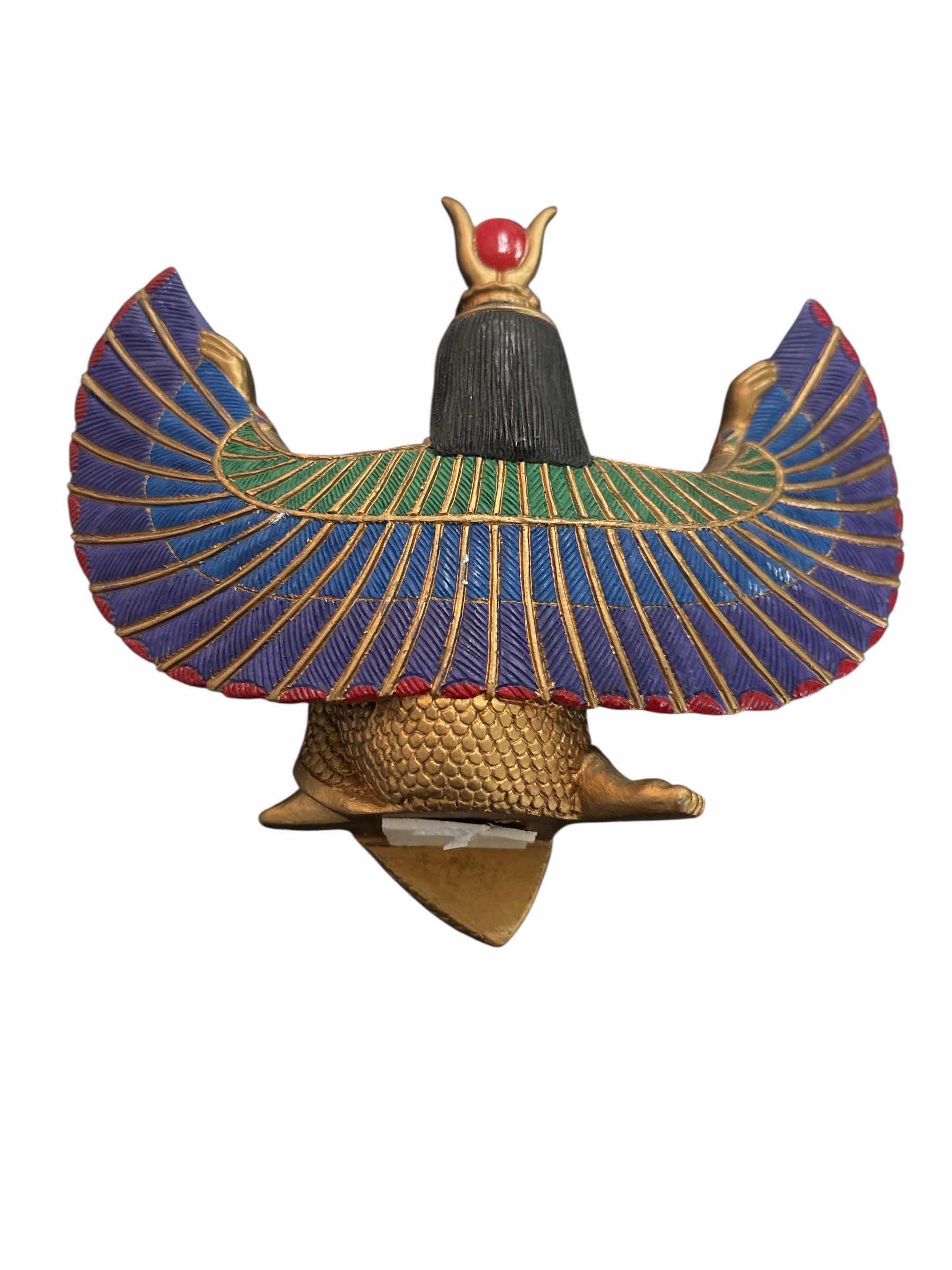 Photo 1 of EGYPTIAN GODDESS ISIS SHELF FIGURINE 6” X 4.5”