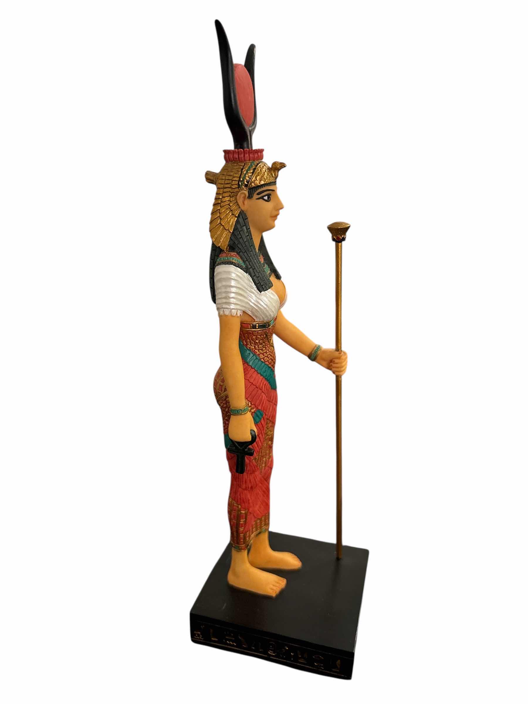 Photo 1 of MYTHS & LEGENDS HATHOR SKY GODDESS 8.5” STATUE, LUXOR COLLECTION 2002