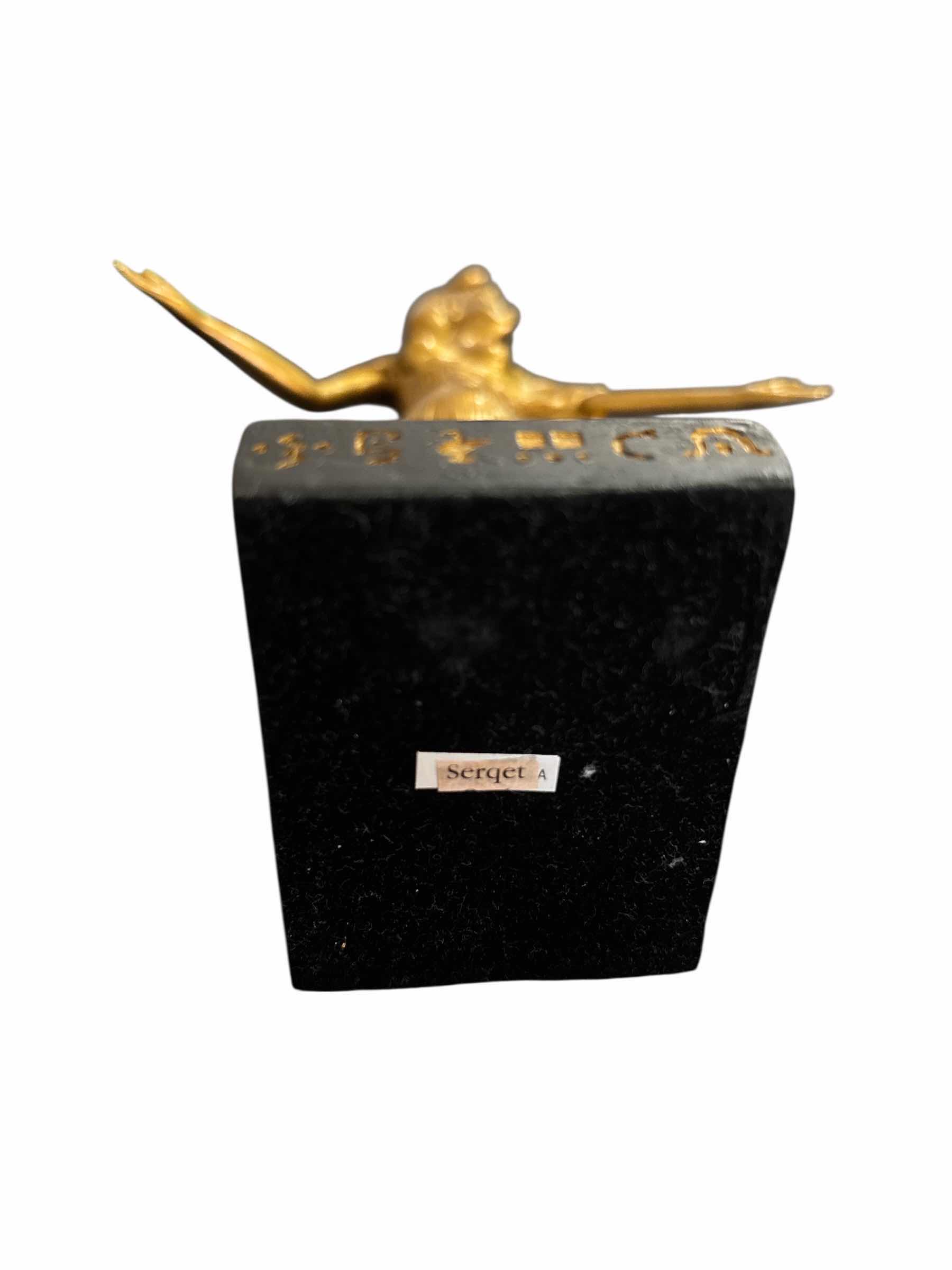 Photo 1 of MYTHS & LEGENDS EGYPTIAN GODDESS SERQET 8.75” STATUE, SUMMIT COLLECTION