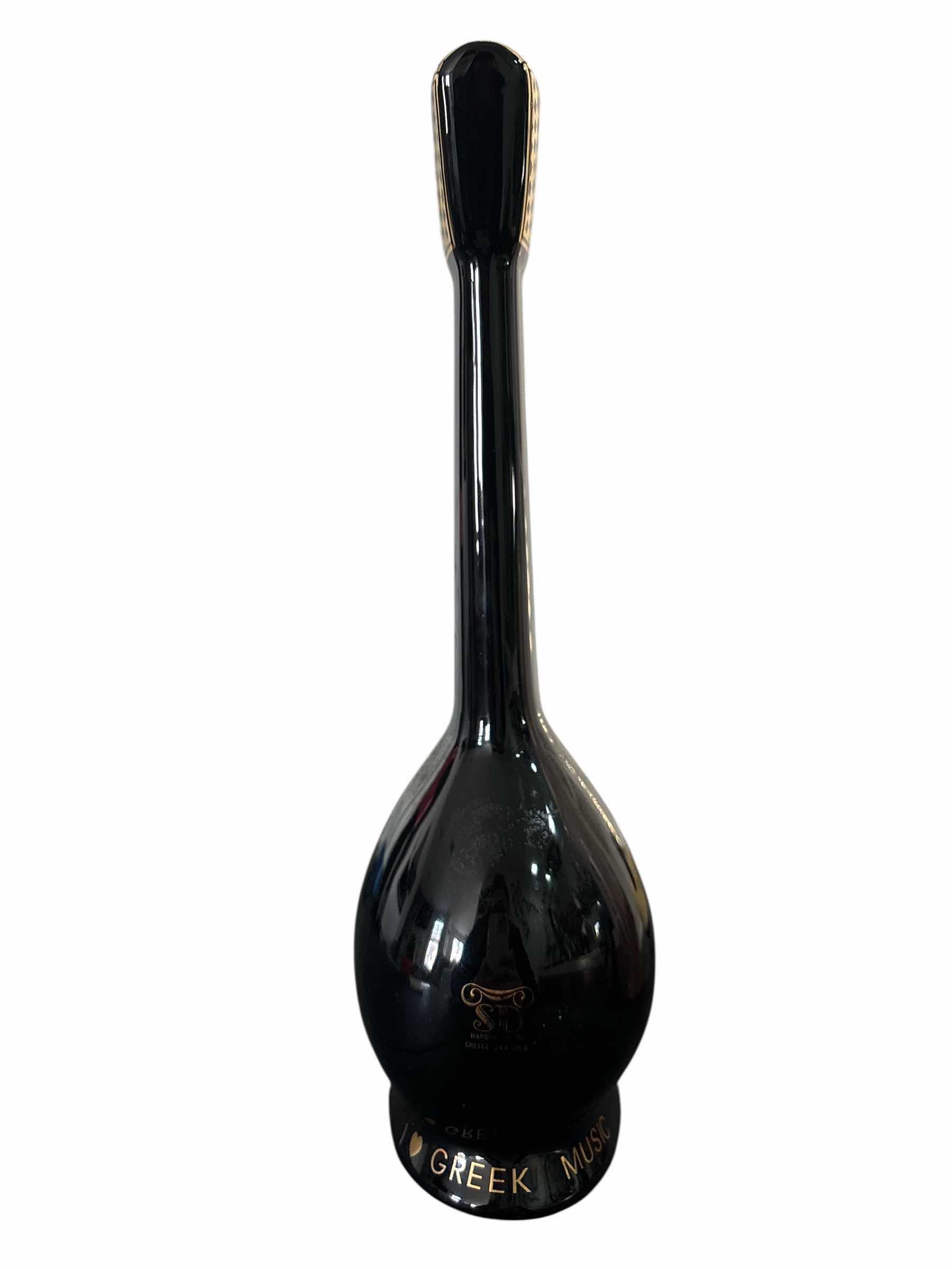 Photo 1 of $100   VINTAGE 12” GRECIAN BOUZOUKI MUSIC BOX (NEEDS BATTERY), 24K GOLD ACCENTS