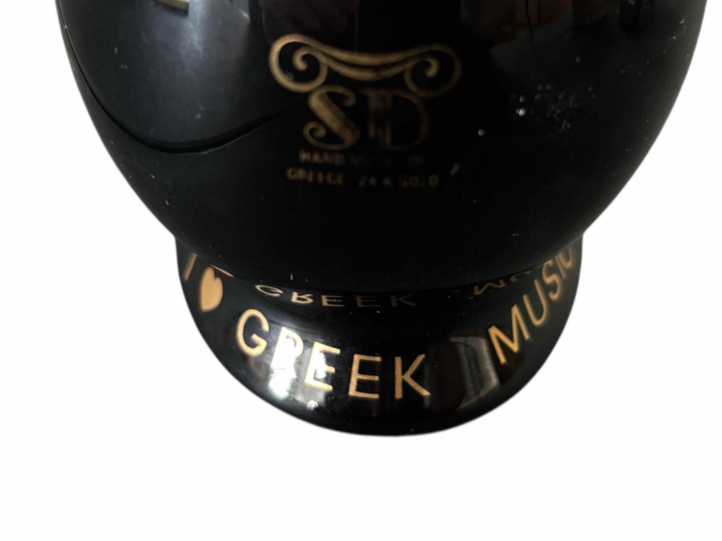 Photo 1 of $100   VINTAGE 12” GRECIAN BOUZOUKI MUSIC BOX (NEEDS BATTERY), 24K GOLD ACCENTS