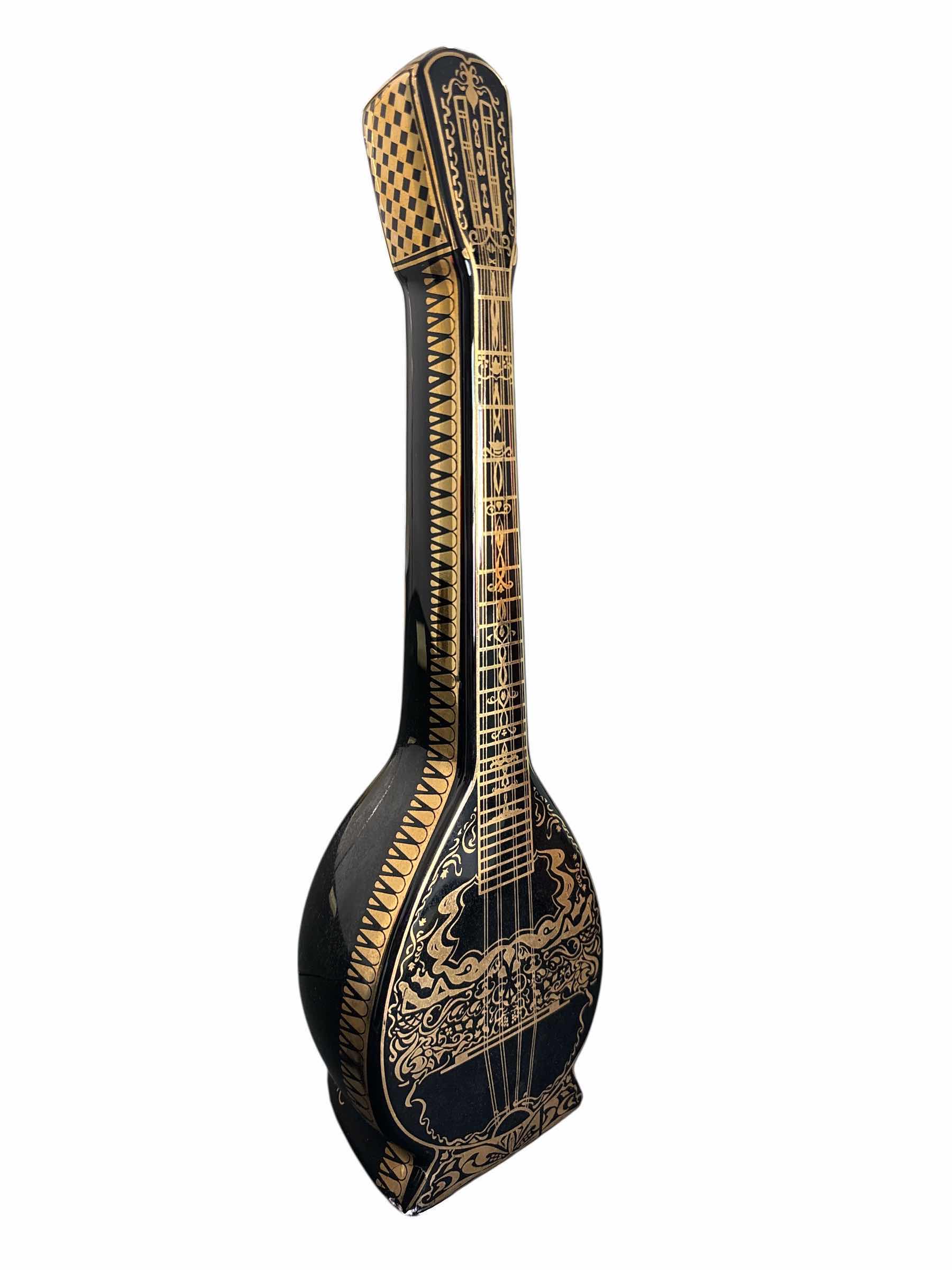 Photo 1 of $100   VINTAGE 12” GRECIAN BOUZOUKI MUSIC BOX (NEEDS BATTERY), 24K GOLD ACCENTS