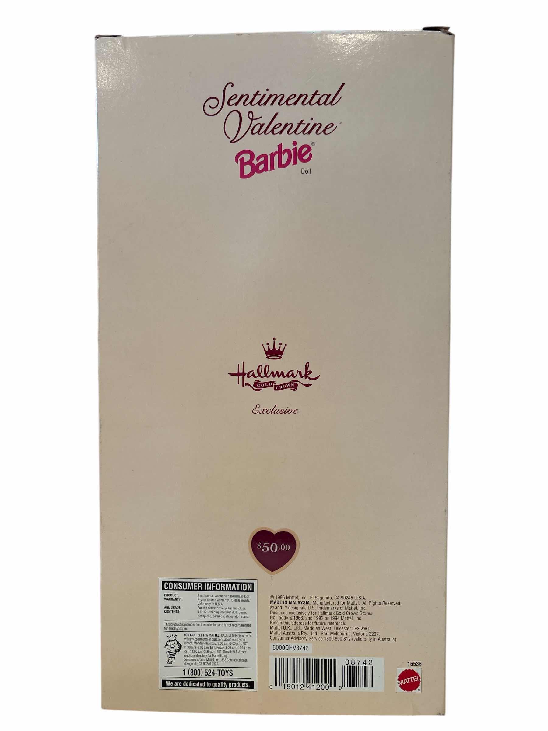 Photo 1 of BARBIE SPECIAL EDITION SENTIMENTAL VALENTINES