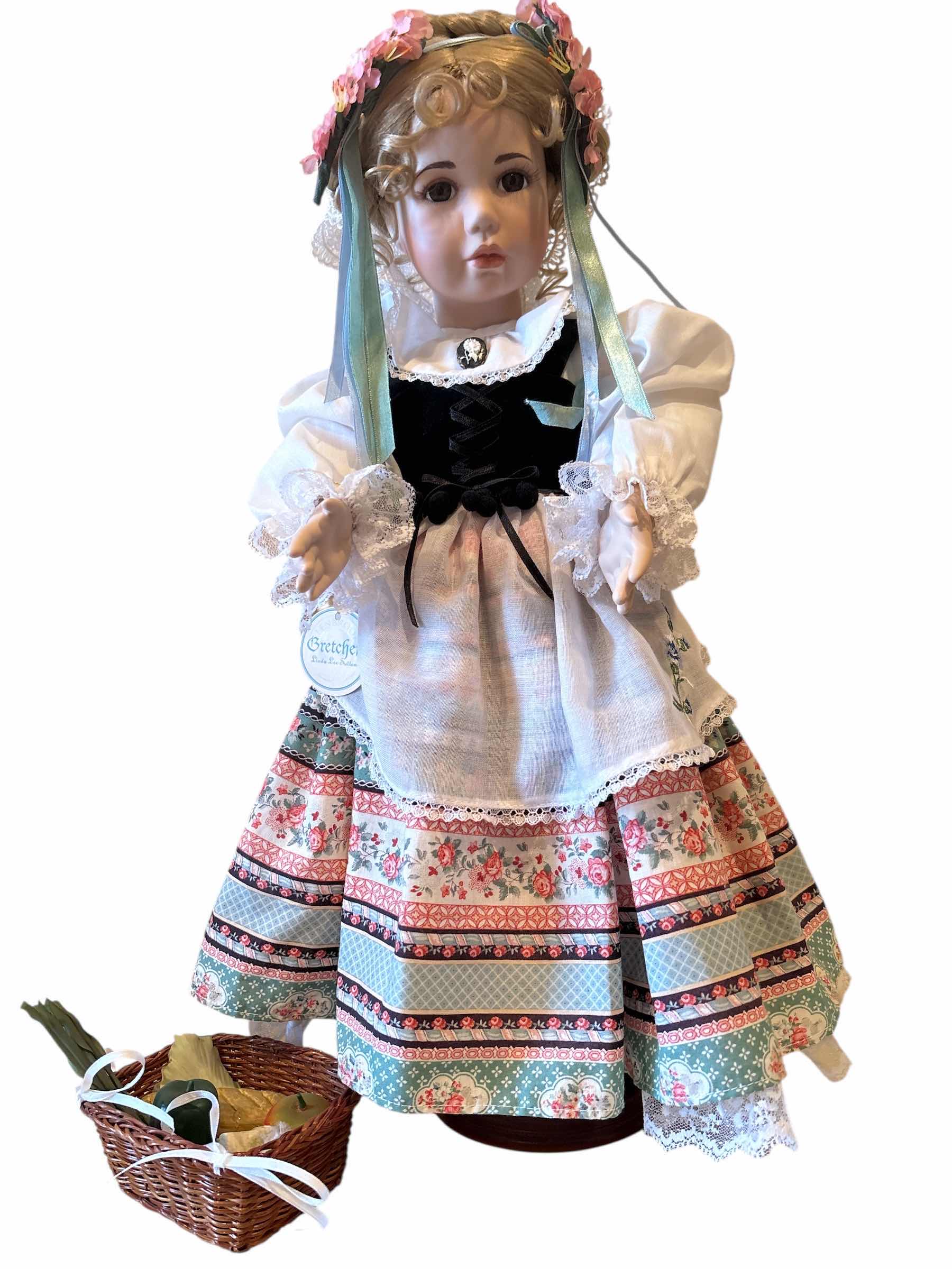 Photo 1 of GRETCHEN PORCELAIN DOLL WCOA H20”