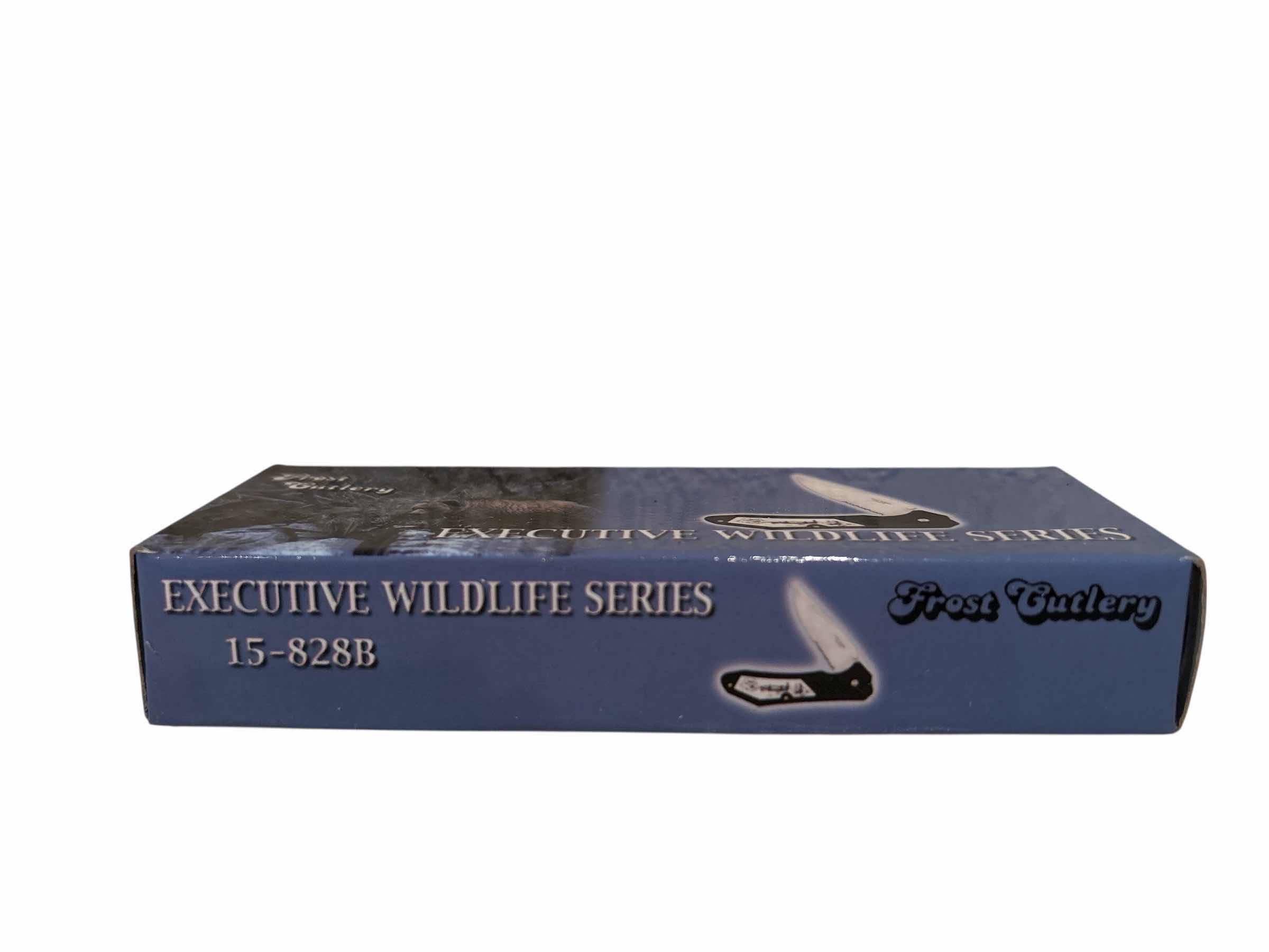 Photo 1 of FROST CUTLERY STAINLESS STEEL EXECUTIVE WILDLIFE SERIES KNIFE 7.5”