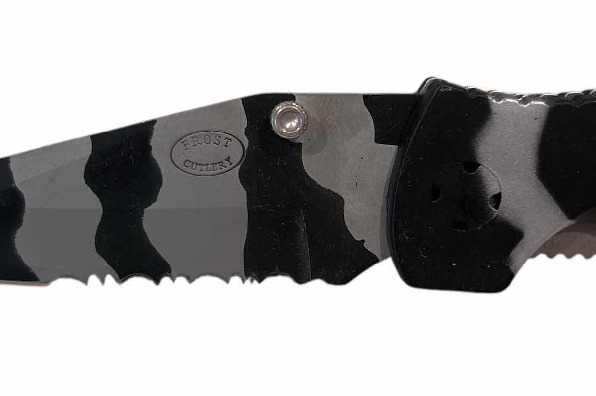 Photo 1 of FROST CUTLERY WILD ZEBRA KNIFE 7.5”