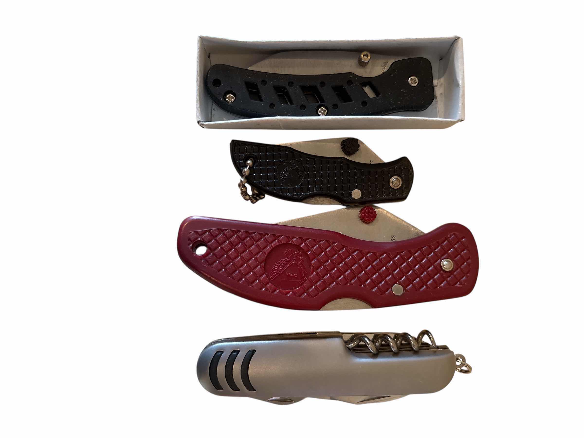 Photo 1 of (4)PCS MULTI TOOL AND KNIVES