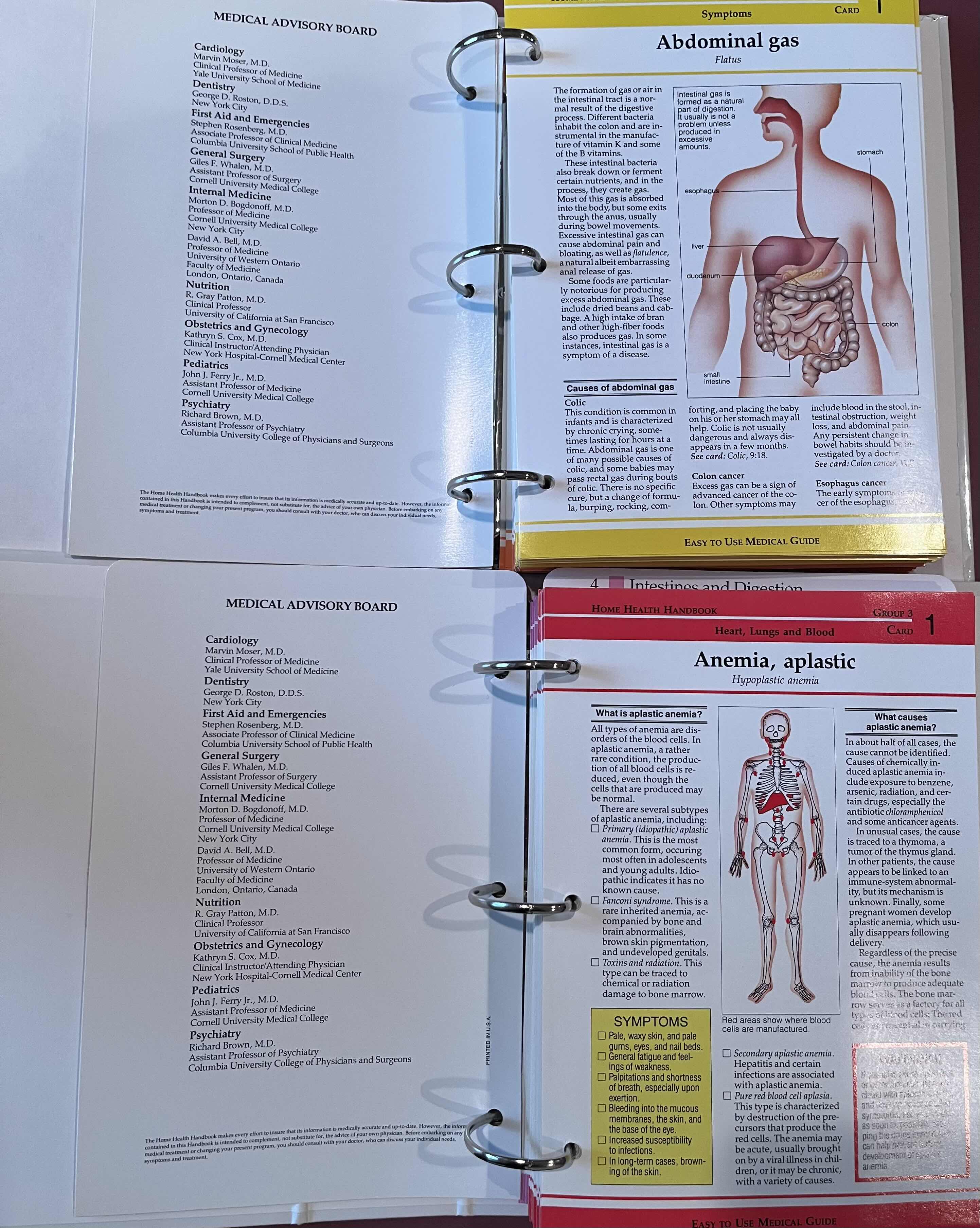 Photo 1 of HOME HEALTH HANDBOOK MEDICAL GUIDE BINDERS (8)