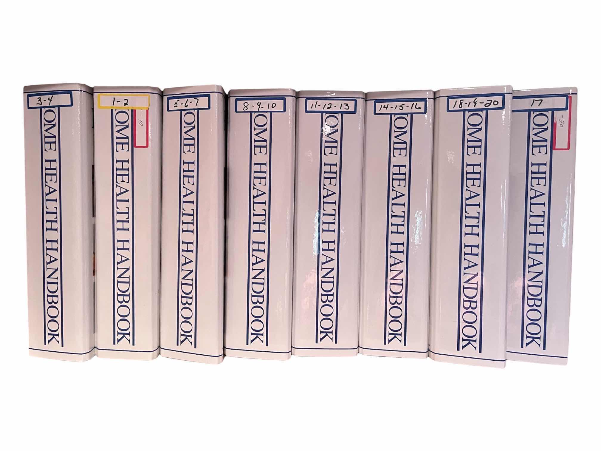 Photo 1 of HOME HEALTH HANDBOOK MEDICAL GUIDE BINDERS (8)