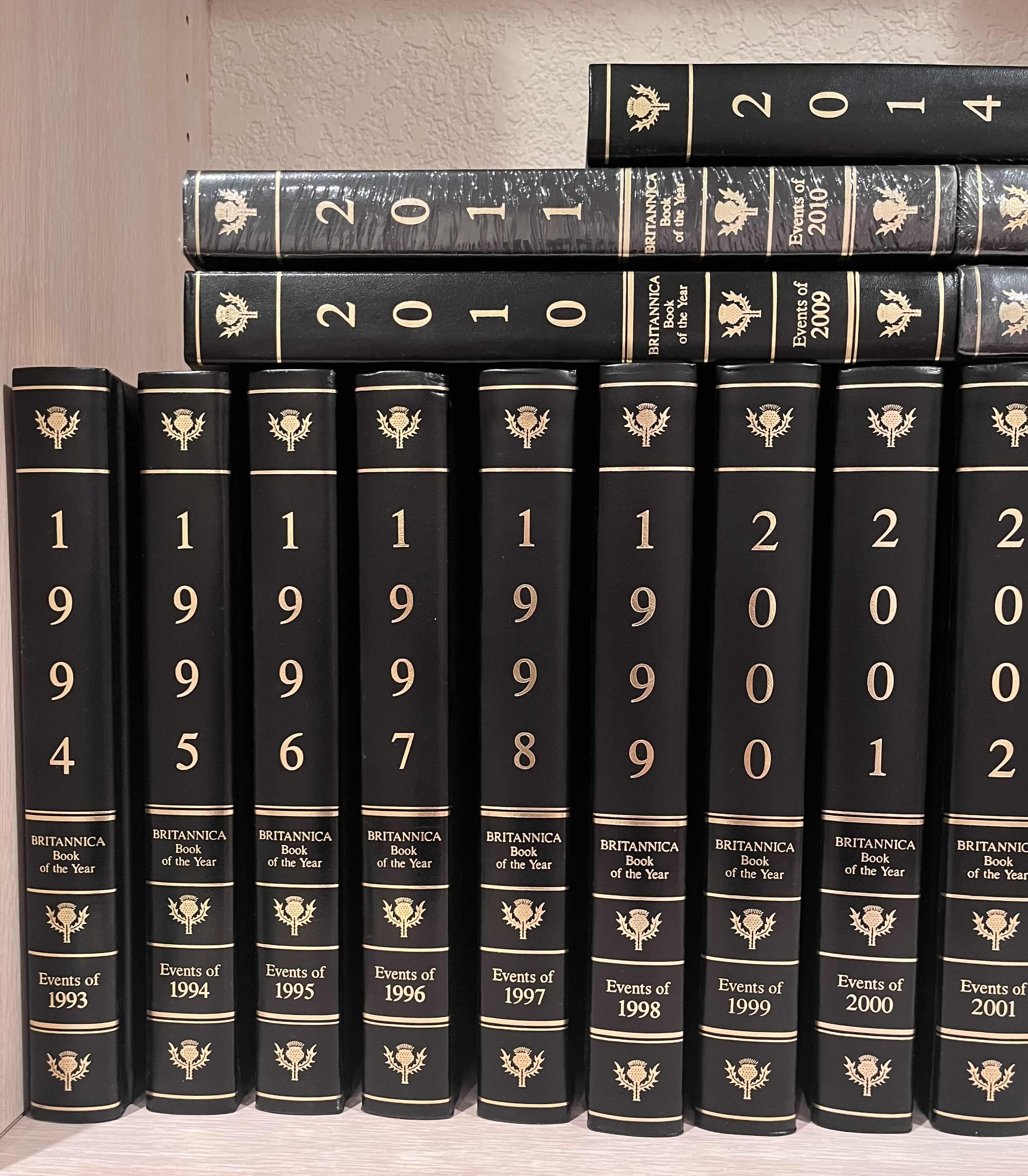 Photo 1 of BRITANNICA BOOK OF THE YEAR EVENTS YR’ ENCYCLOPEDIA SET 1993-2013