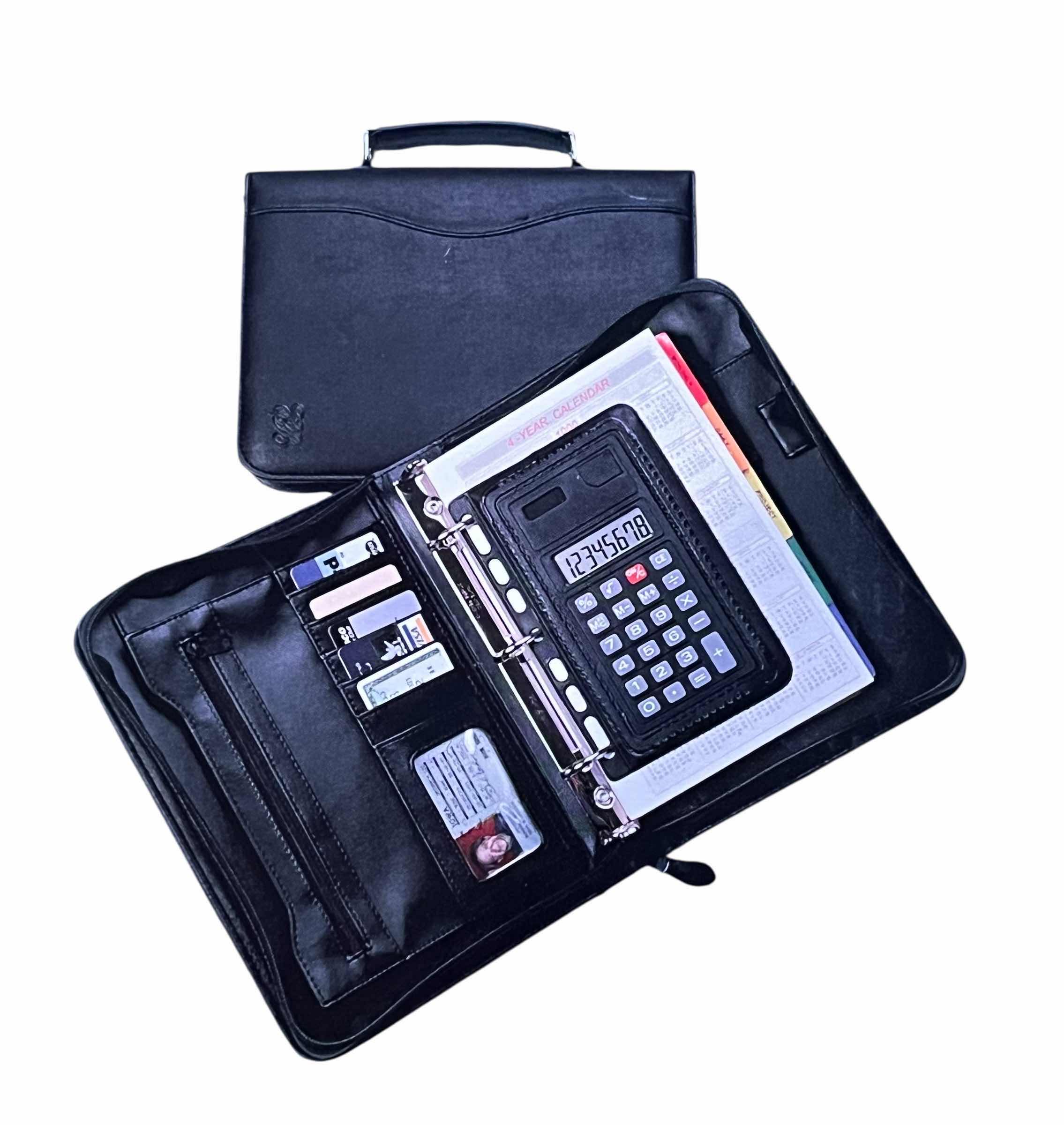 Photo 1 of ENZO BAG BLACK LEATHER THE ULTIMATE BUSINESS & PERSONAL ORGANIZER