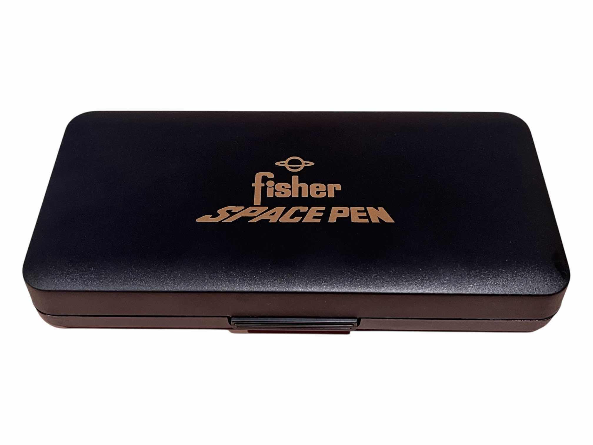 Photo 1 of FISHER MATTE BLACK BULLET SPACE PEN W CASE & PACKAGING