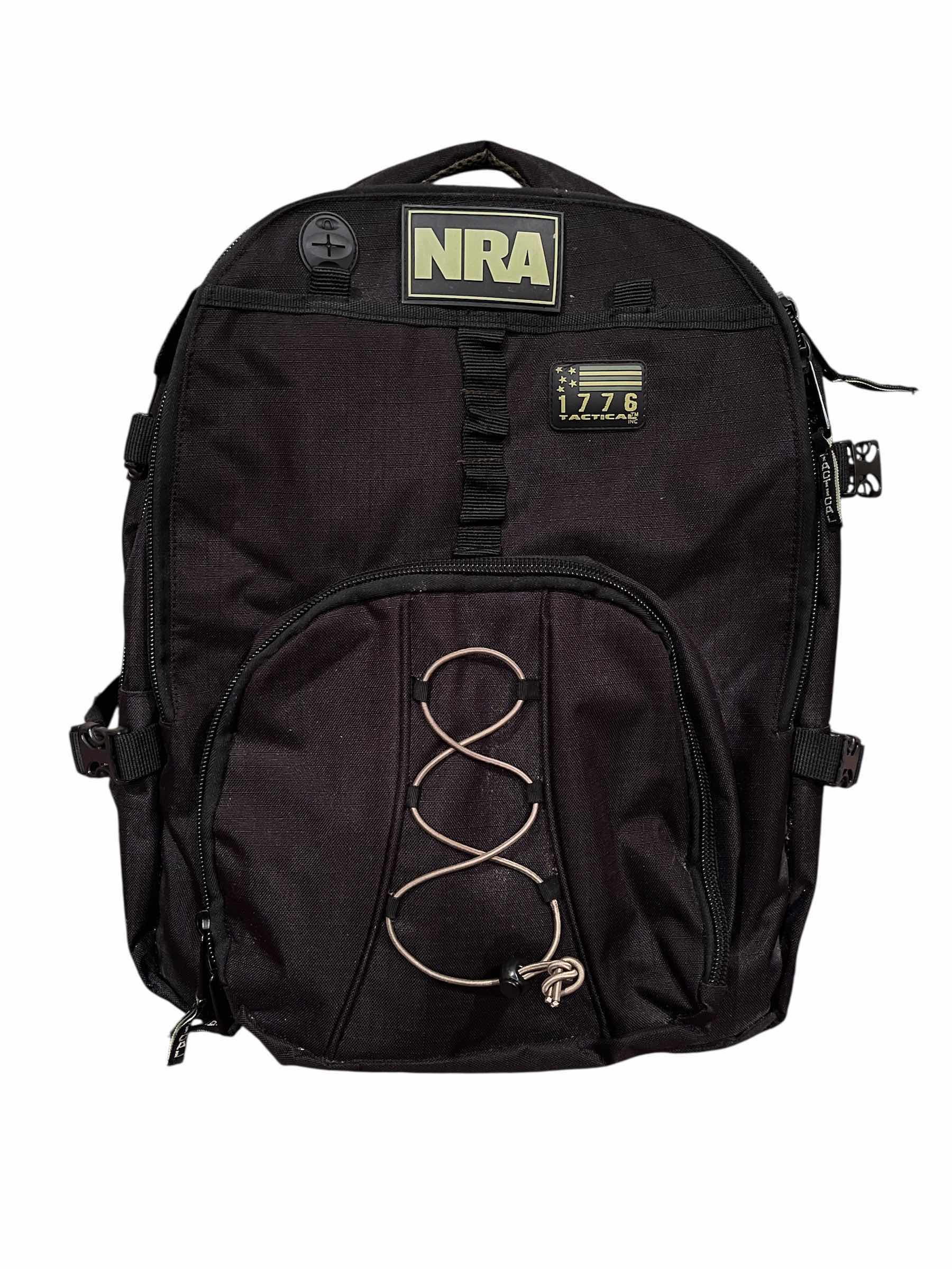Photo 1 of NRA SECOND AMENDMENT 1776 BLACK TACTICAL RANGERPACK  W 4 TACTICAL VELCRO ATTACHED TRAVEL BAGS