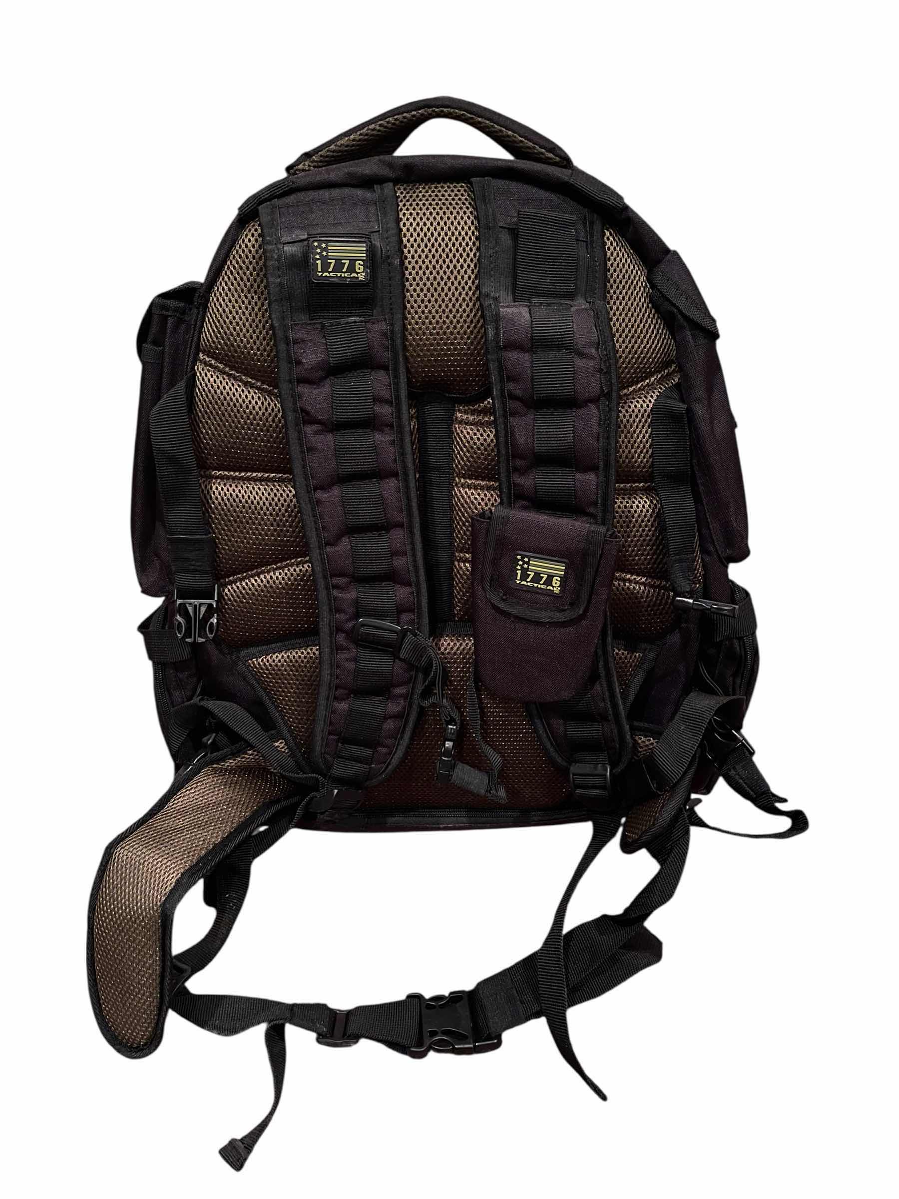 Photo 1 of NRA SECOND AMENDMENT 1776 BLACK TACTICAL RANGERPACK  W 4 TACTICAL VELCRO ATTACHED TRAVEL BAGS