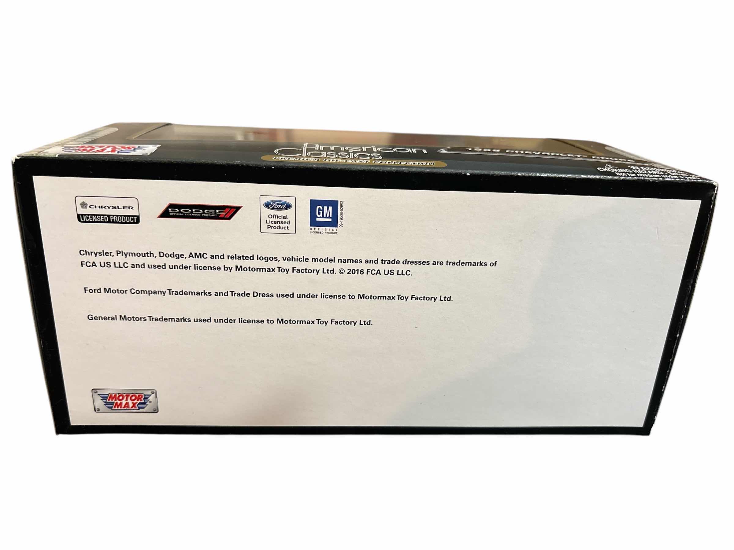 Photo 1 of MOTORMAX AMERICAN CLASSICS PREMIUM DIE CAST COLLECTION 1:24 SCALE 1939 CHEVROLET COUPE