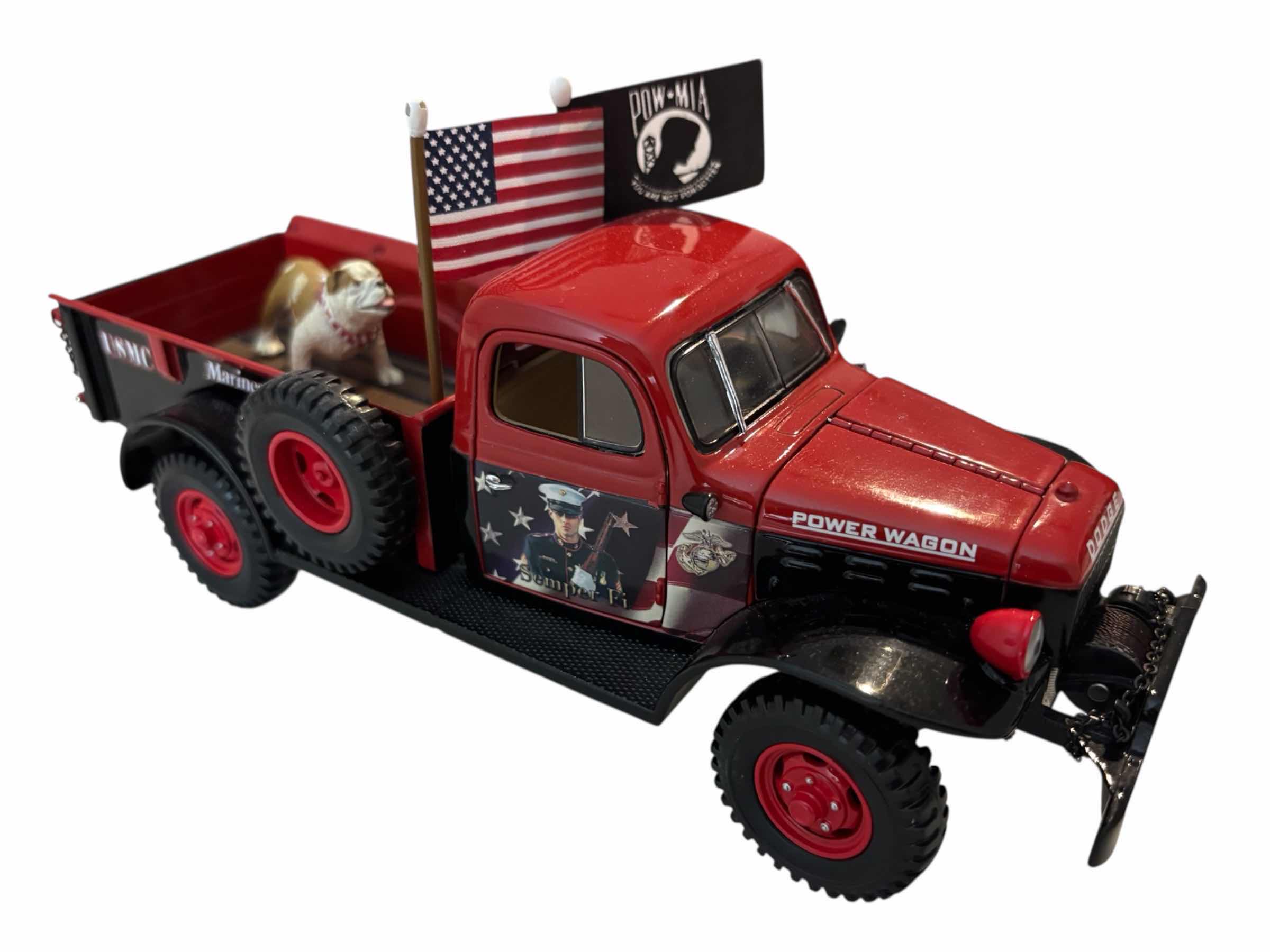 Photo 1 of ERTL COLLECTIBLES THE ULTIMATE PATRIOT! 1946 DODGE USMC POWER WAGON DIE-CAST MODEL SCALE 1:25