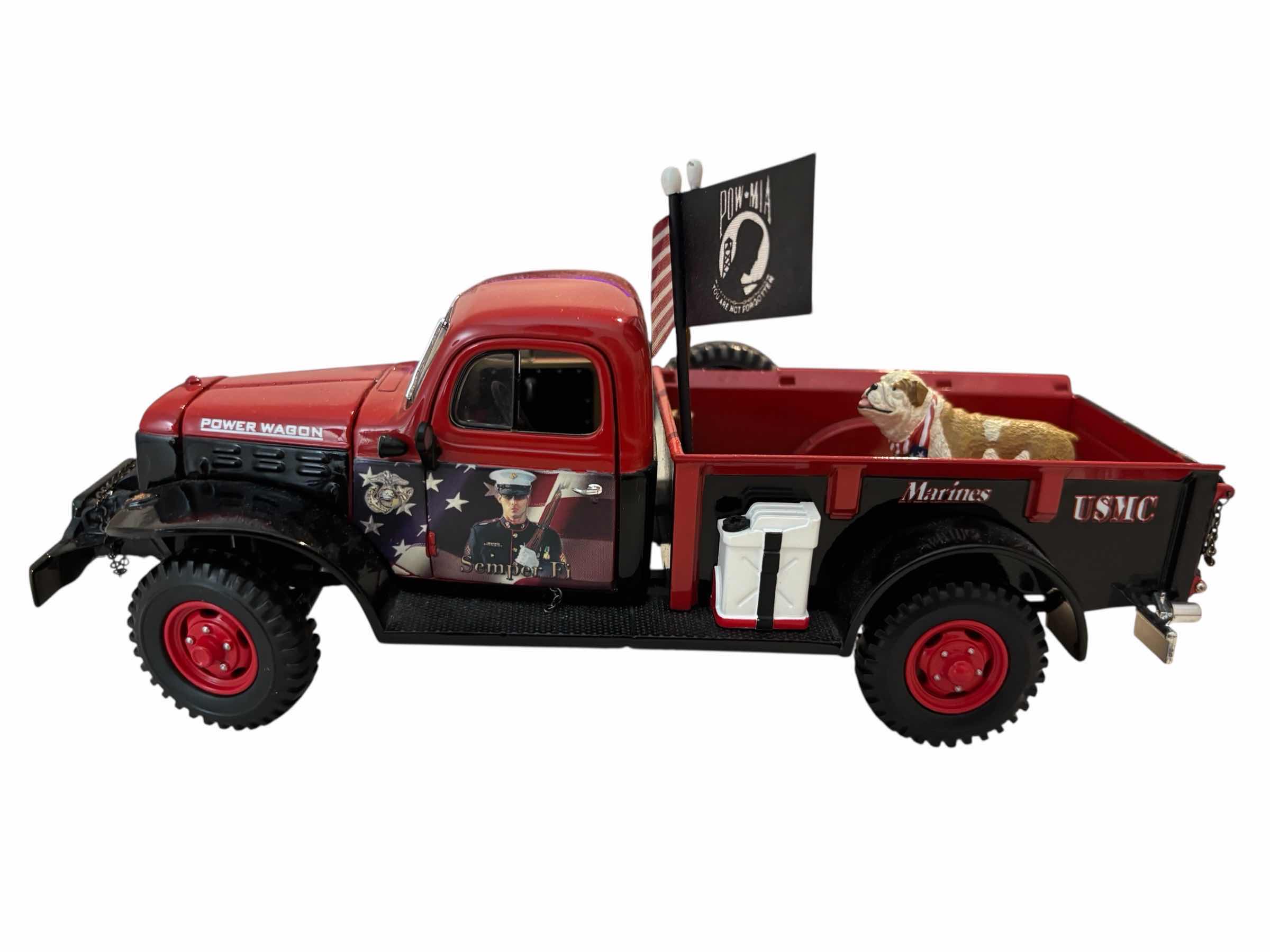 Photo 1 of ERTL COLLECTIBLES THE ULTIMATE PATRIOT! 1946 DODGE USMC POWER WAGON DIE-CAST MODEL SCALE 1:25
