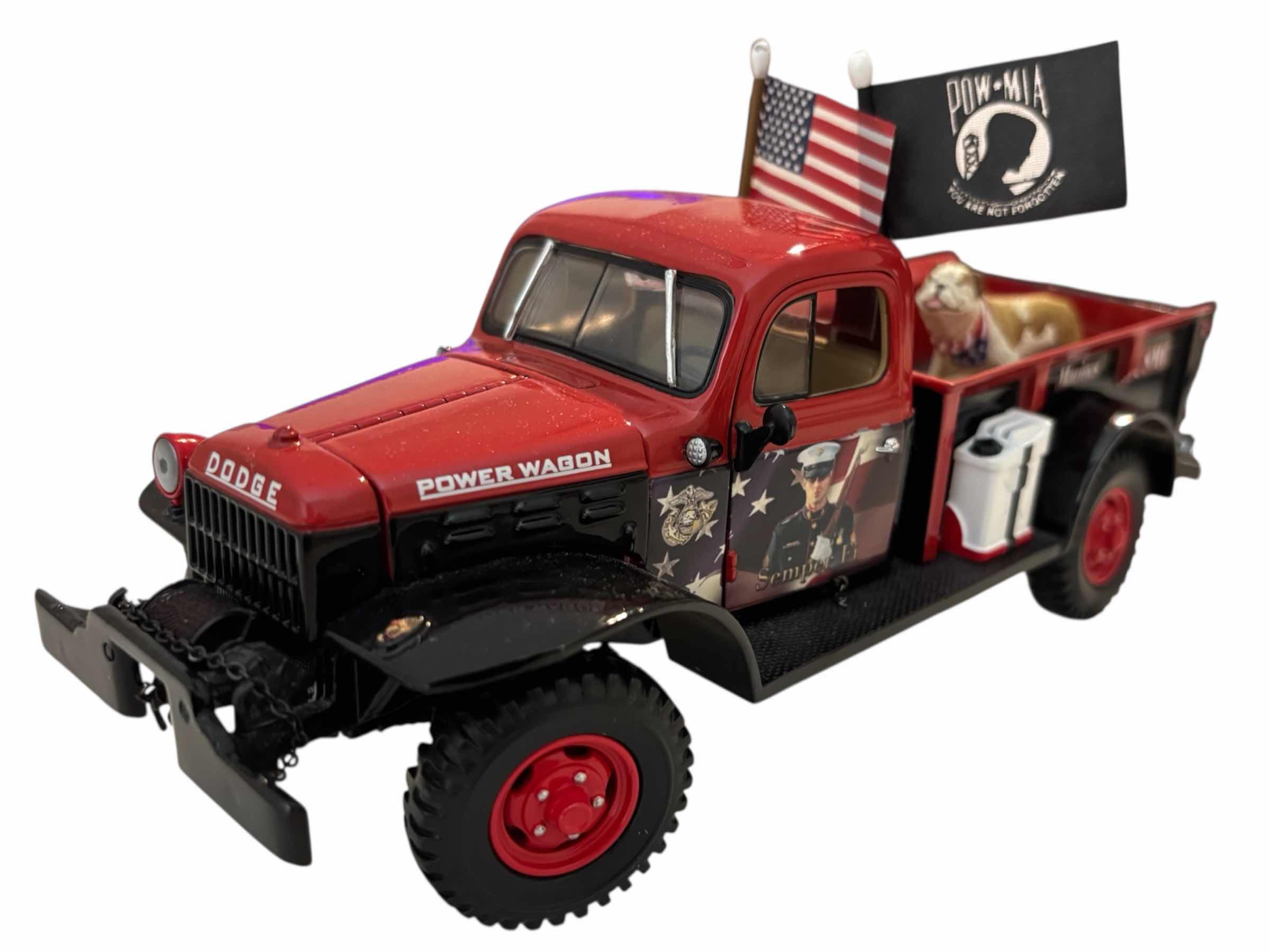 Photo 1 of ERTL COLLECTIBLES THE ULTIMATE PATRIOT! 1946 DODGE USMC POWER WAGON DIE-CAST MODEL SCALE 1:25