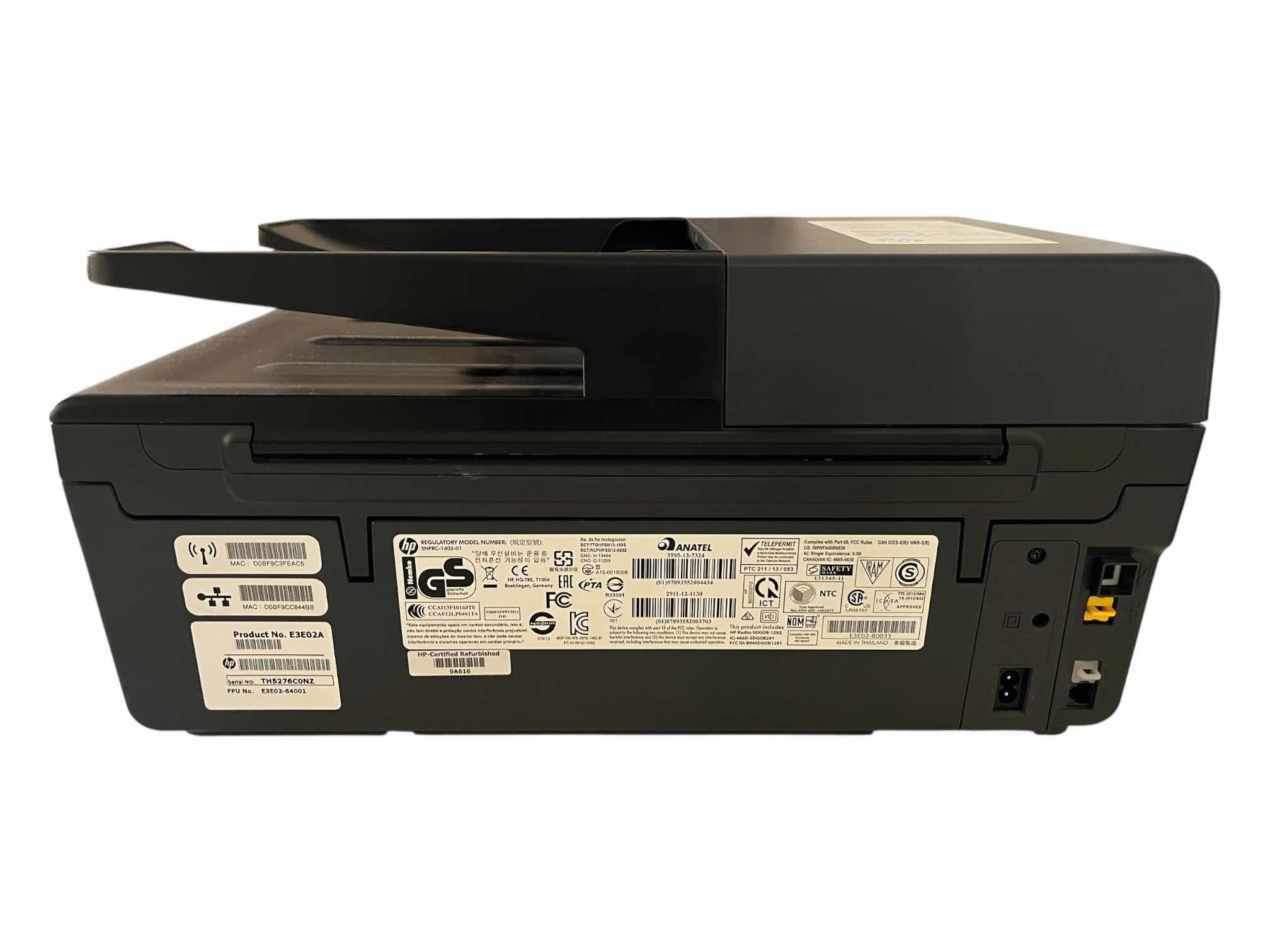 Photo 1 of HP OFFICEJET PRO PRINTER SNPRC–1402–01