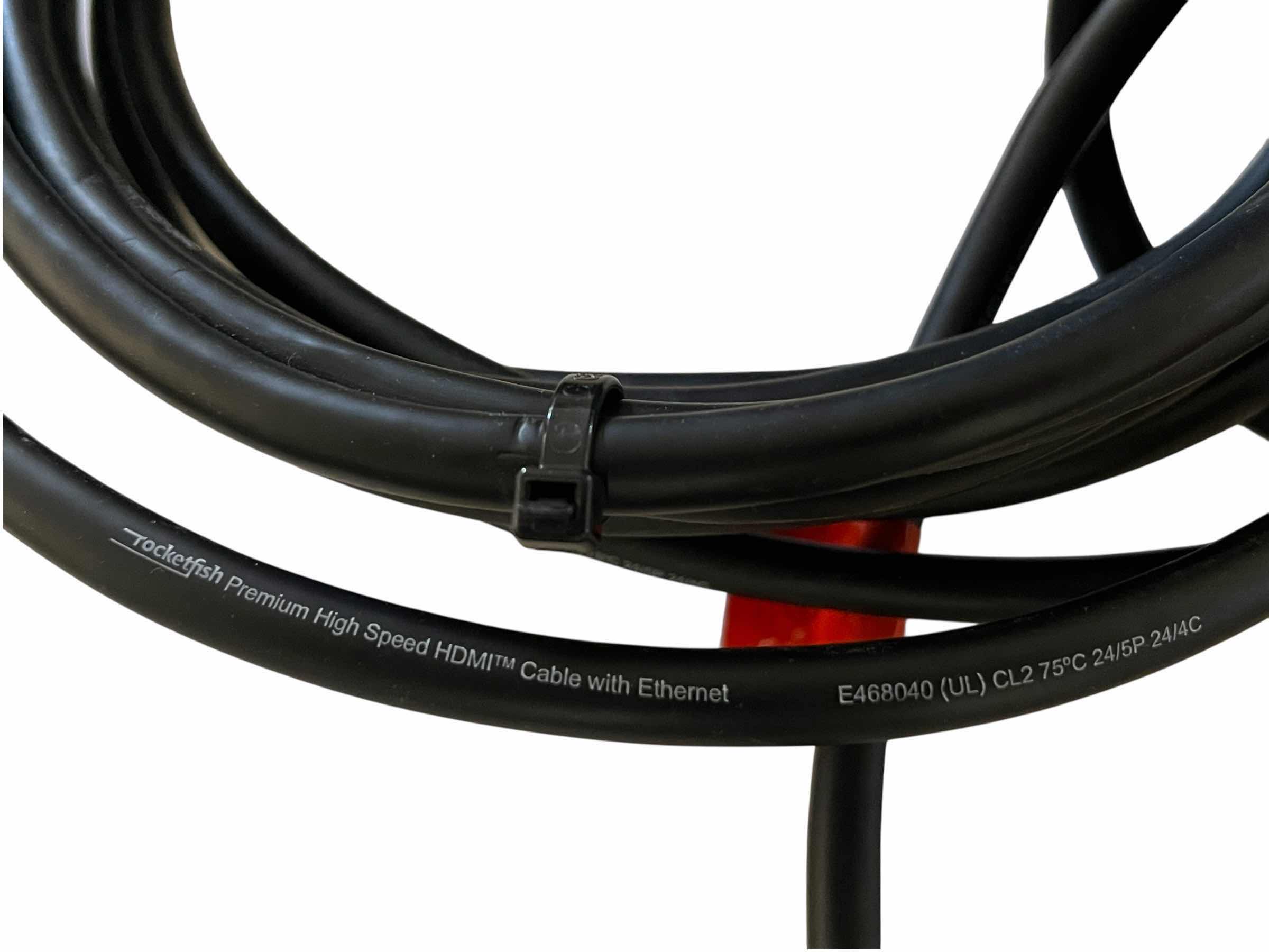 Photo 1 of ROCKETFISH 24’ PREMIUM HIGH SPEED 4K ULTRA HDMI/ETHERNET CABLE