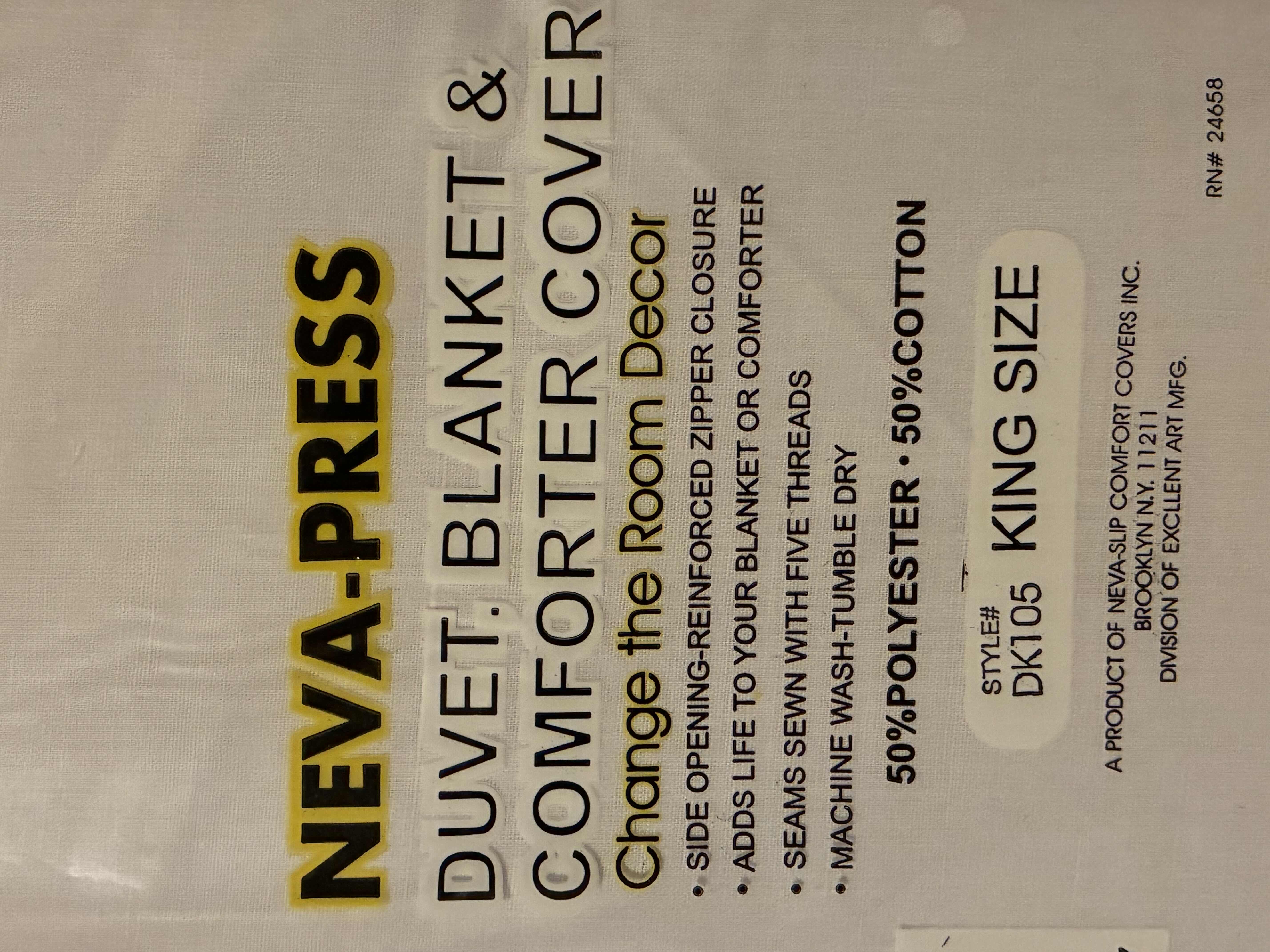 Photo 1 of DESIGNERS COLLECTION NEVA-SLIP KING SIZE DUVET BLANKET/COMFORTER COVERS (2)