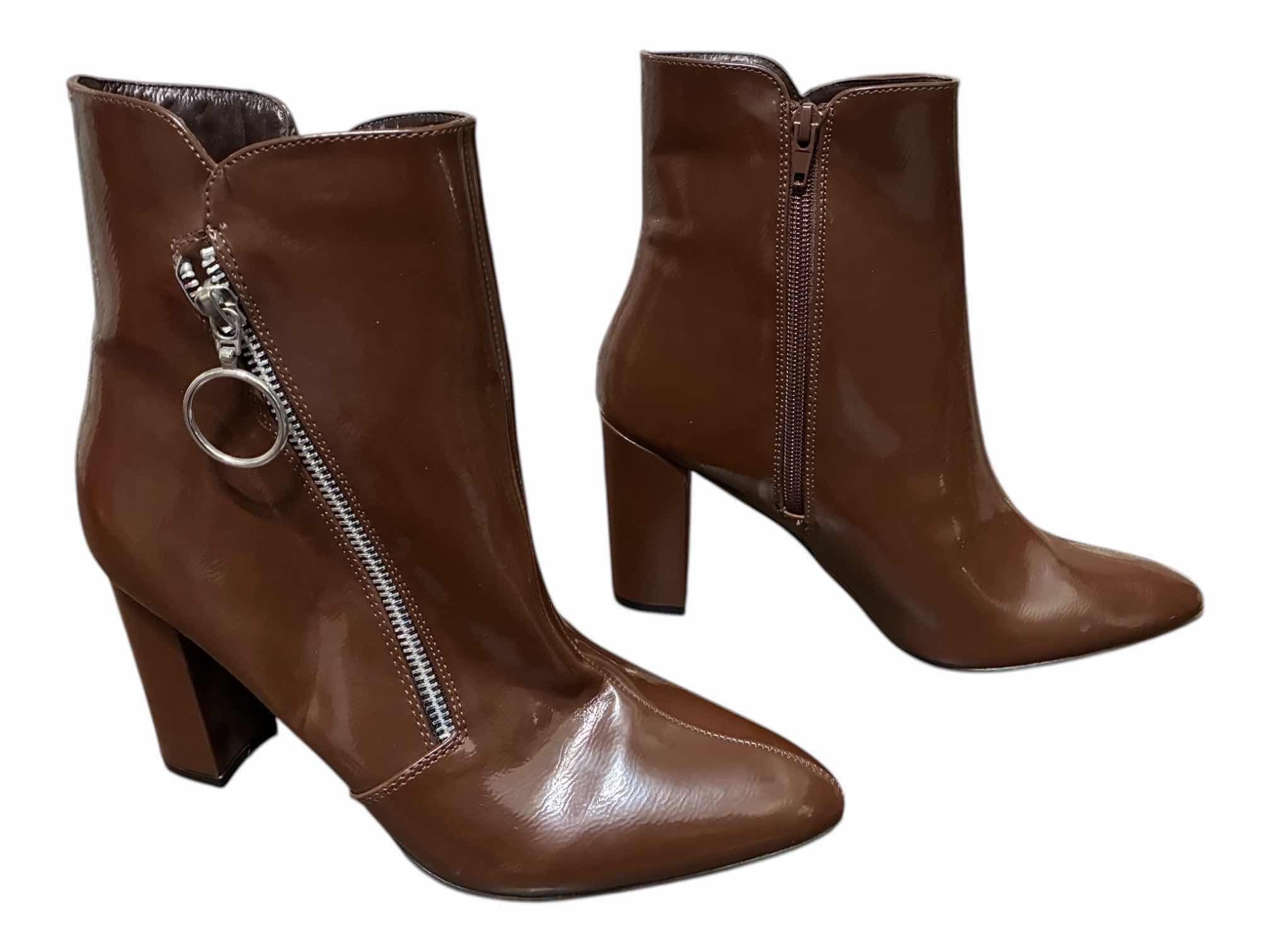 Photo 1 of AIIT BROWN HEELED BOOTS BOOTIES WOMEN’S SIZE 9