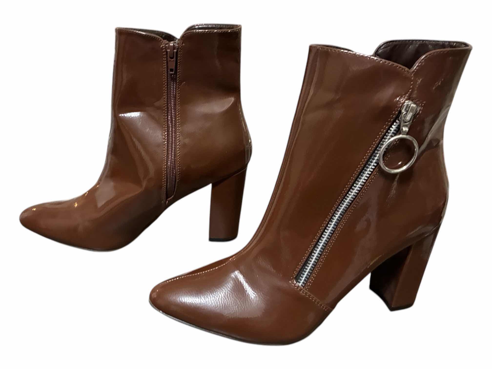 Photo 1 of AIIT BROWN HEELED BOOTS BOOTIES WOMEN’S SIZE 9