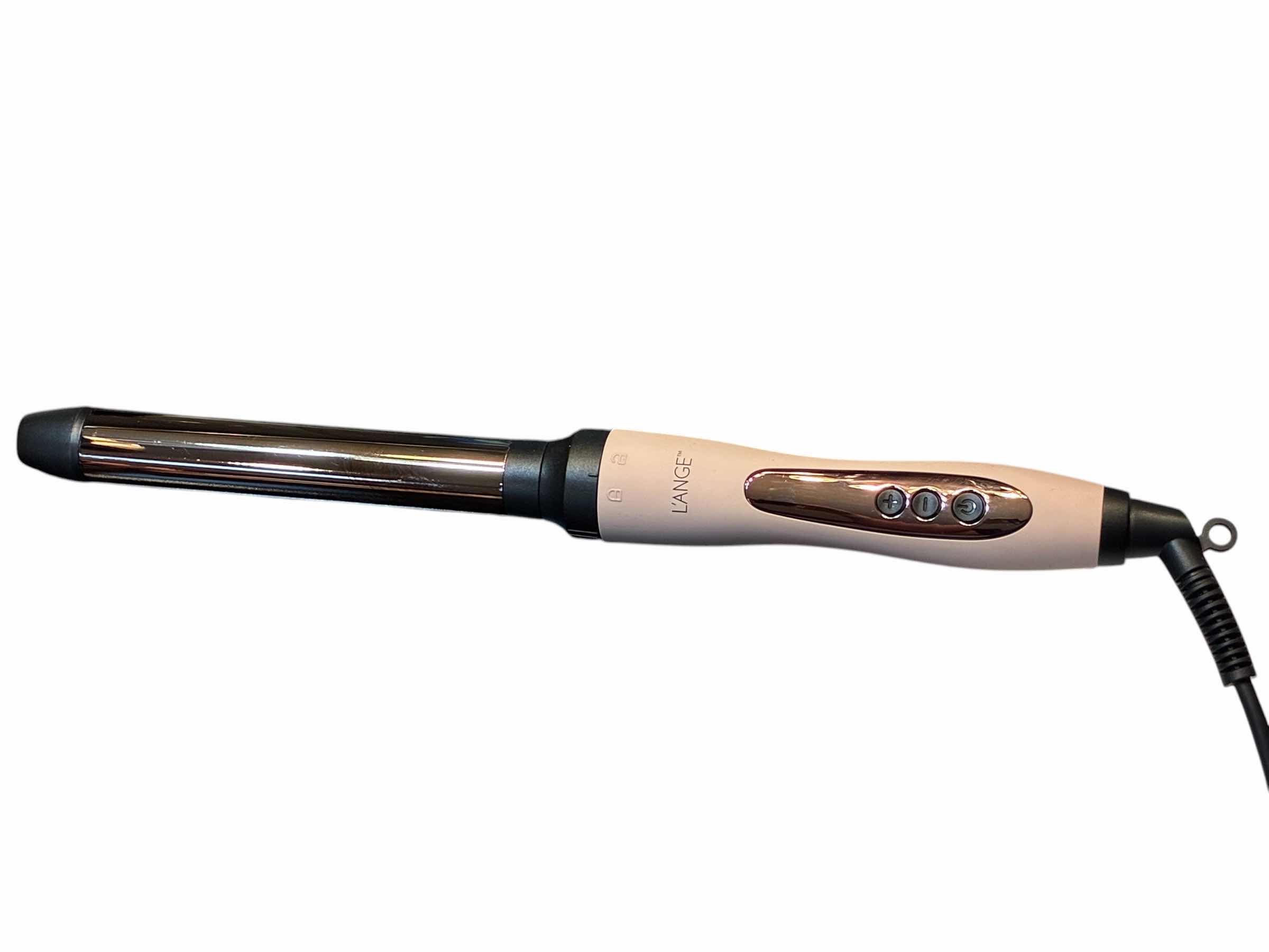 Photo 1 of LANGE LE CURL TITANIUM CURLING WAND W ATTACHMENTS & BAG HT228C