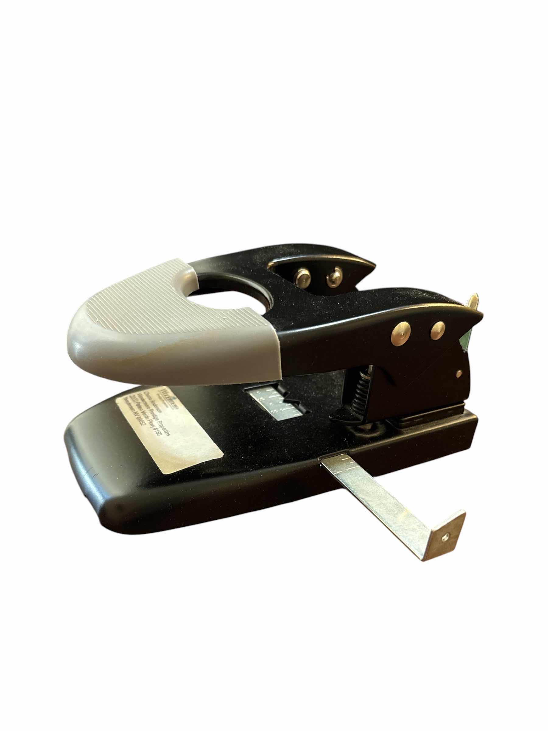 Photo 1 of 3-HOLE  HEAVY DUTY PUNCH & 2-HOLE PUNCH W MEASURING GUIDES (2) $85
